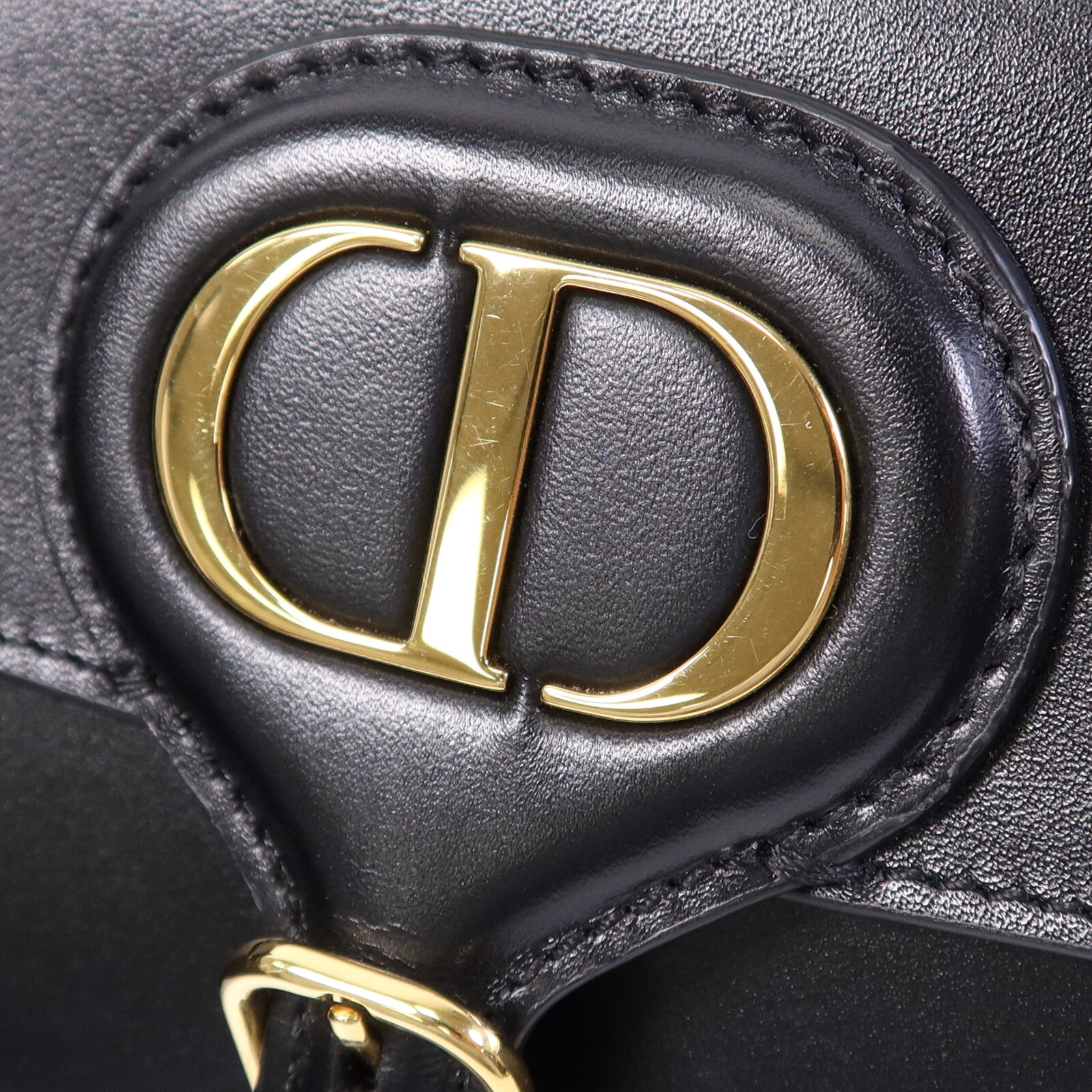 Dior 牛皮皮革Bobby East West金扣肩背袋