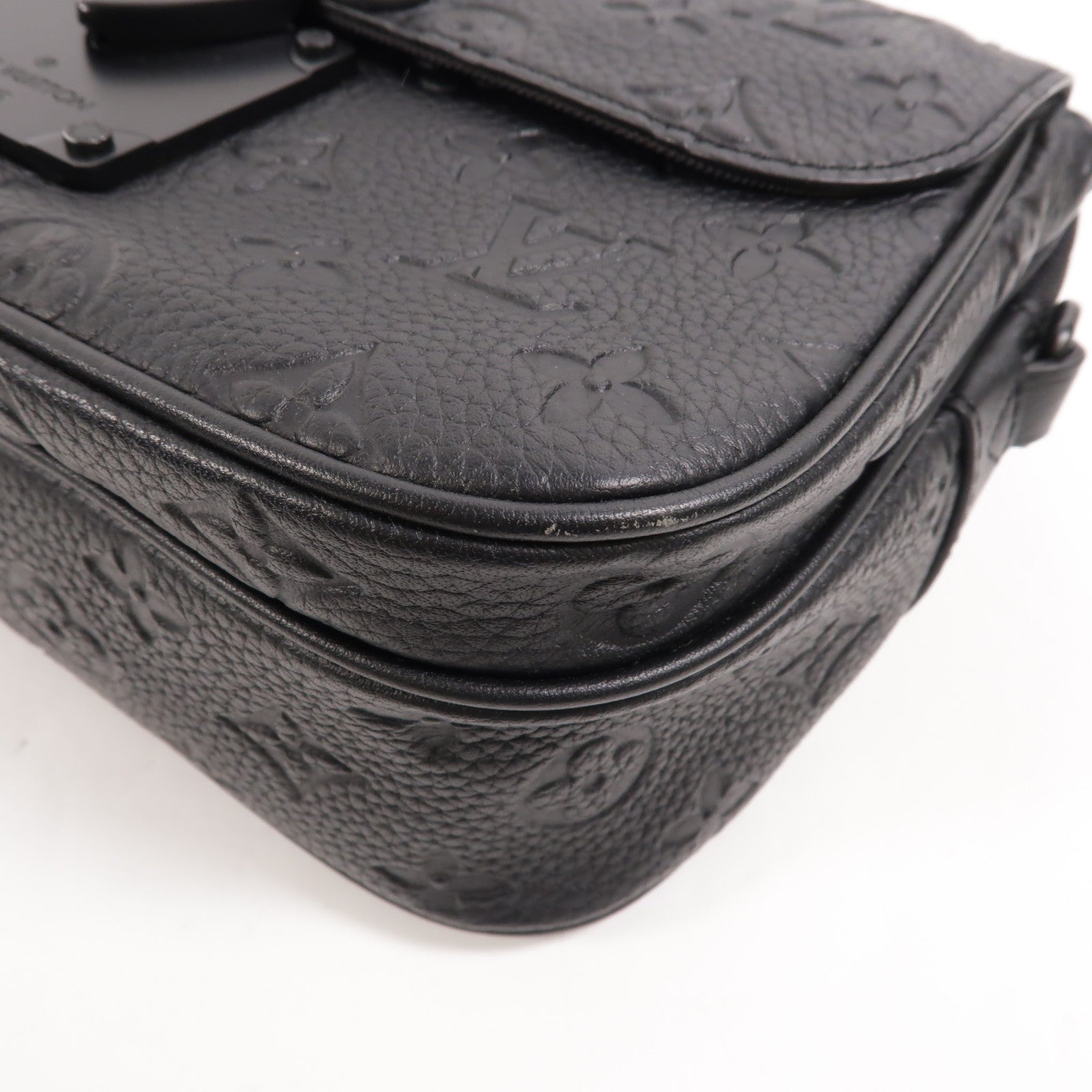 LOUIS VUITTON Monogram Taurillon S Lock肩背袋