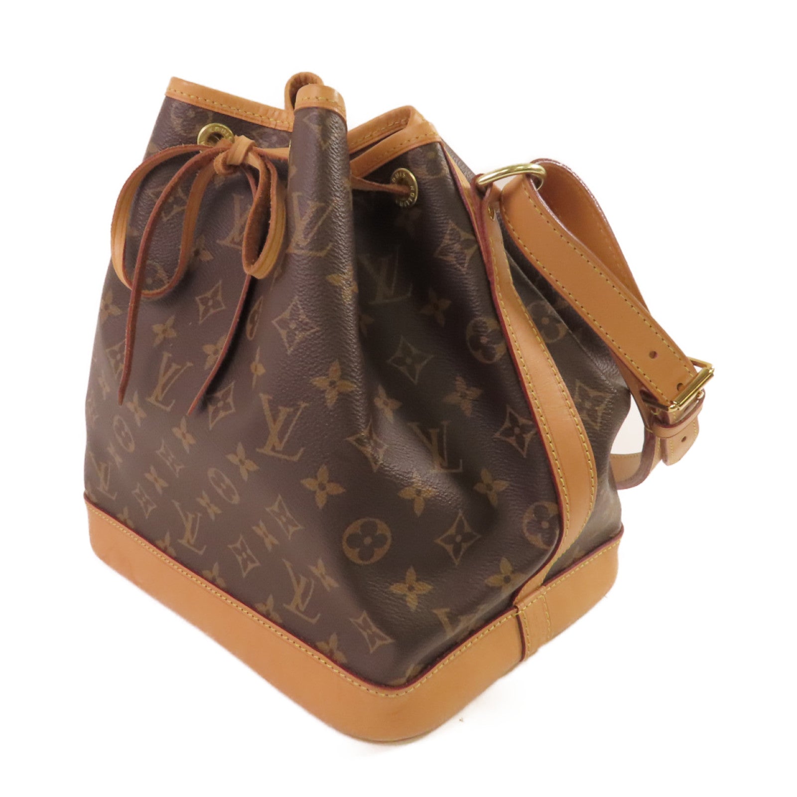 LOUIS VUITTON Monogram Noe Bucket Shoulder Bag金扣肩背袋啡色
