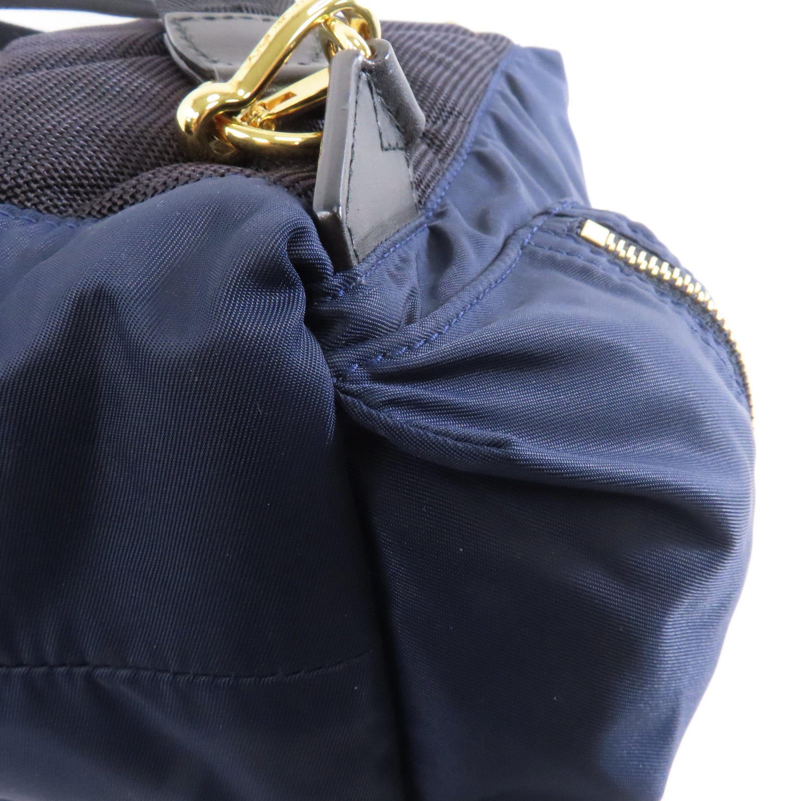 BURBERRY 尼龍Backpack金扣背包深藍色
