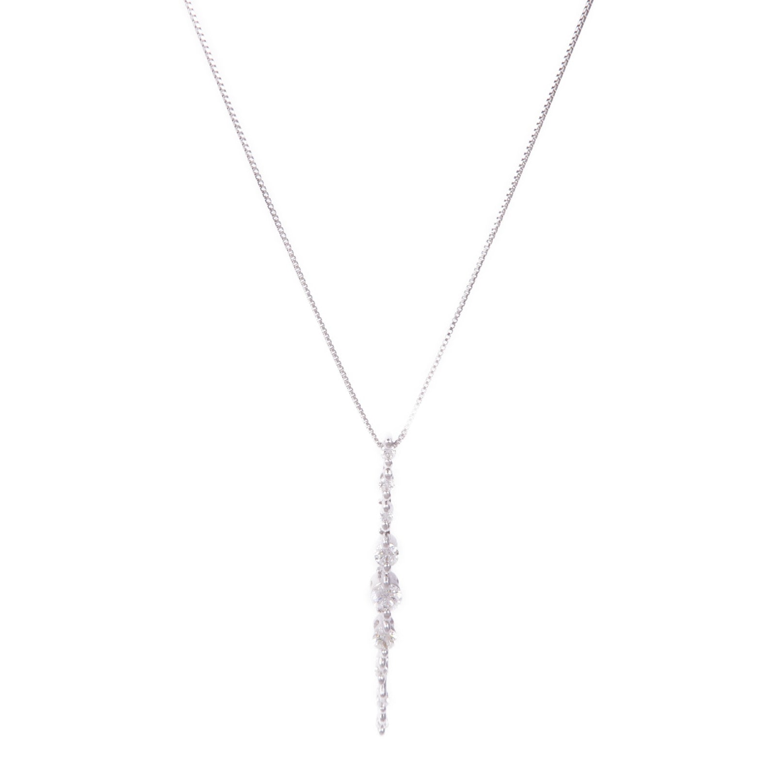 JEWELRY Diamond Necklace 18K White Gold