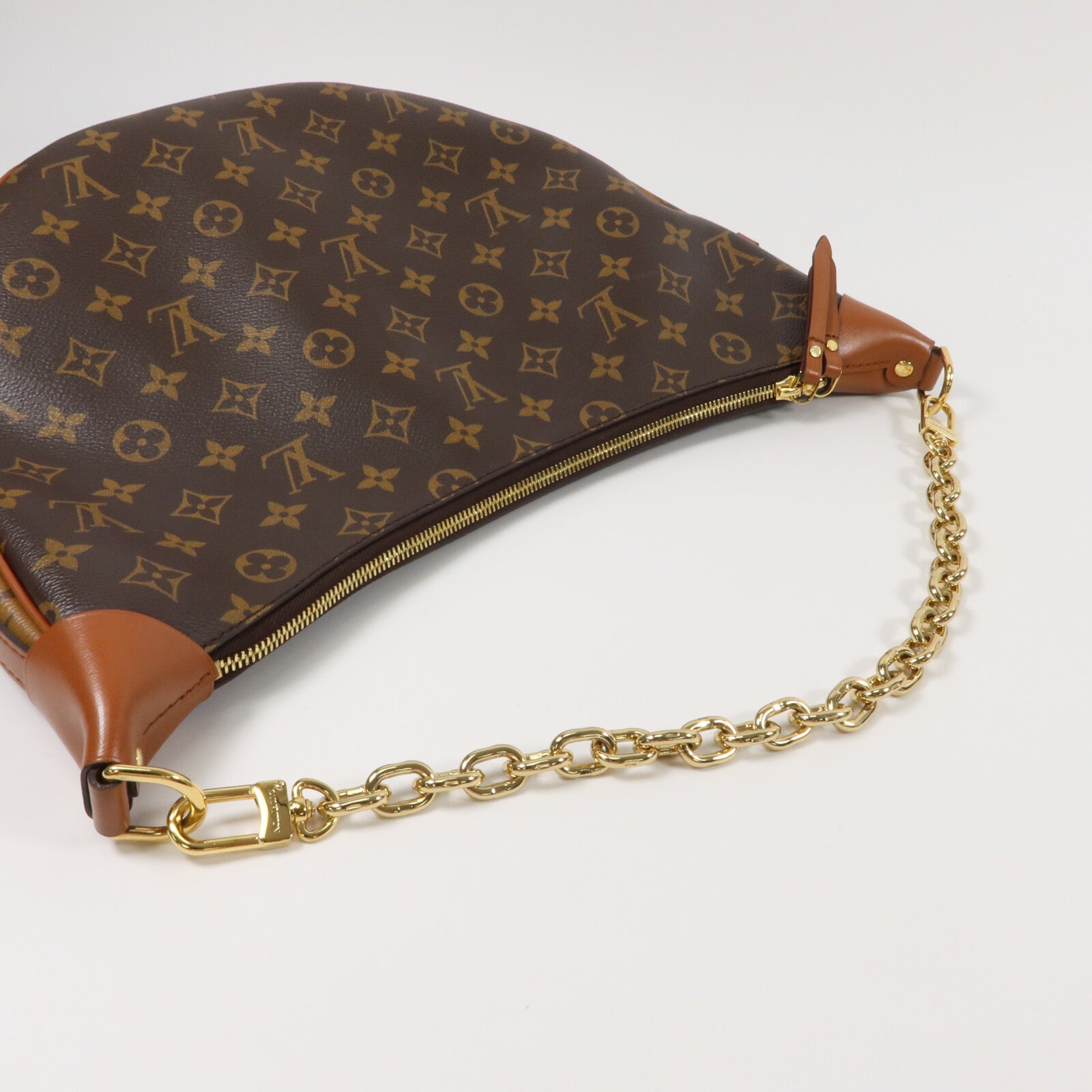 LOUIS VUITTON Monogram Reverse Loop Hobo手挽肩背兩用袋
