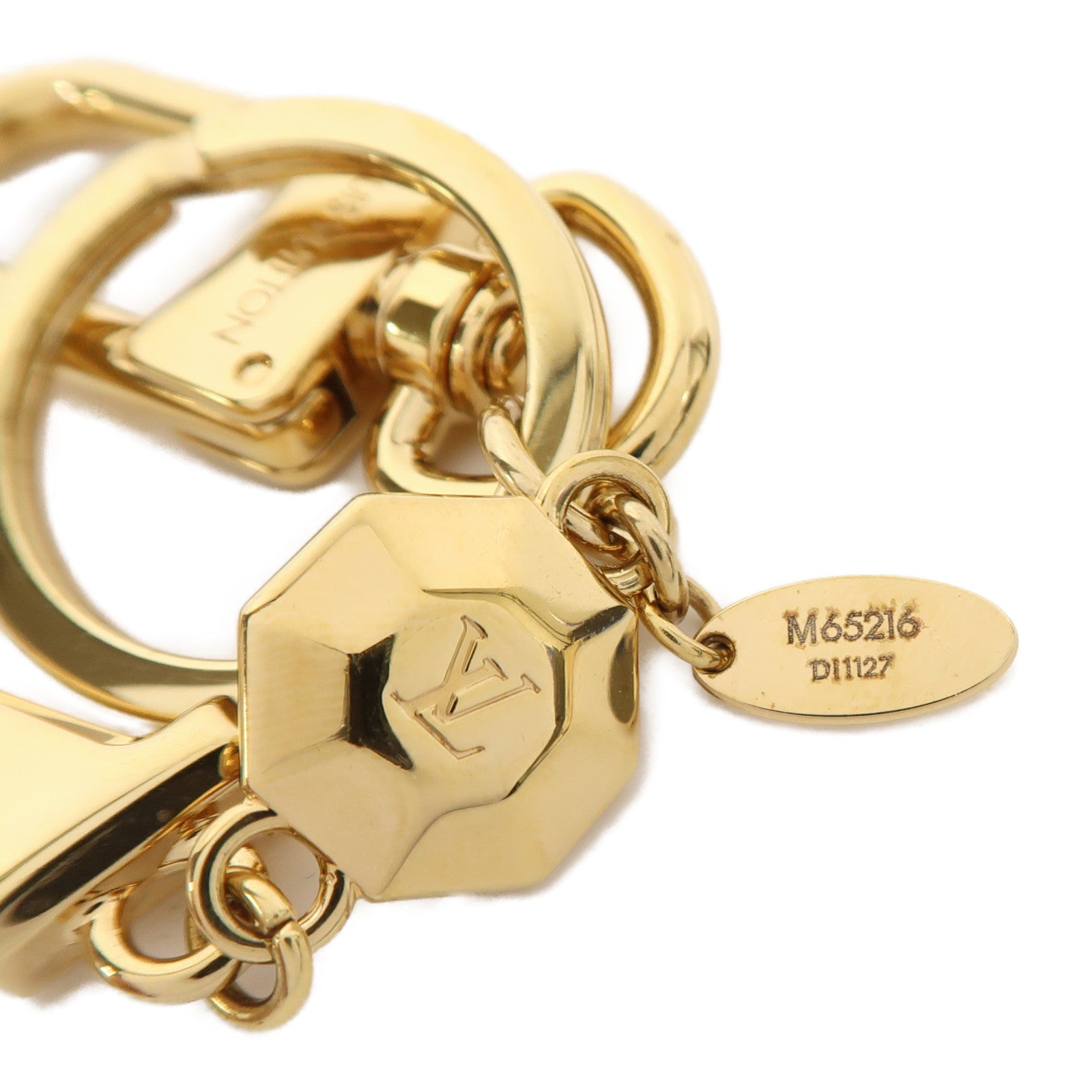 LOUIS VUITTON 金屬Facettes Charm掛飾金色