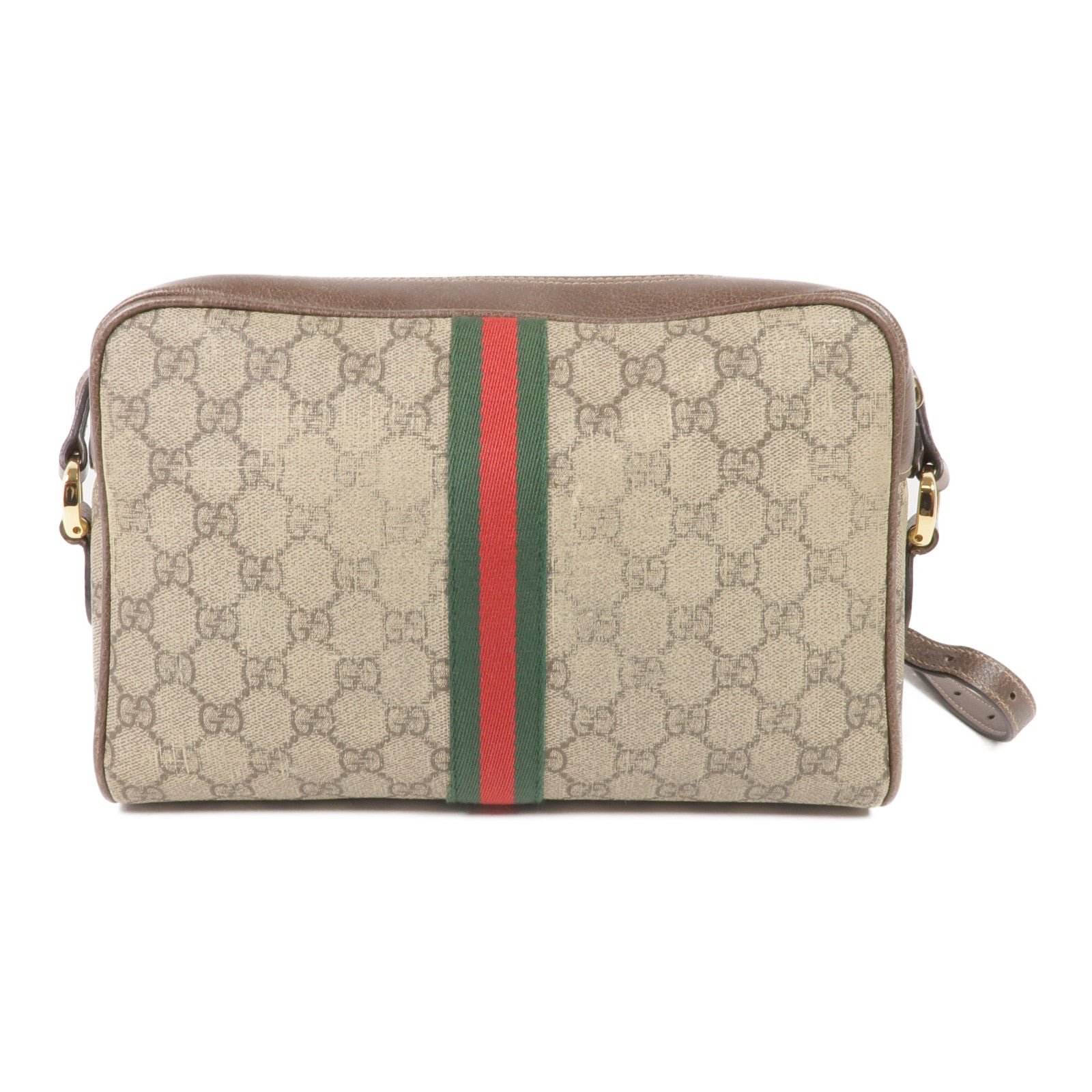 GUCCI 塗層帆布Ophidia Crossbody Bag金扣肩背袋
