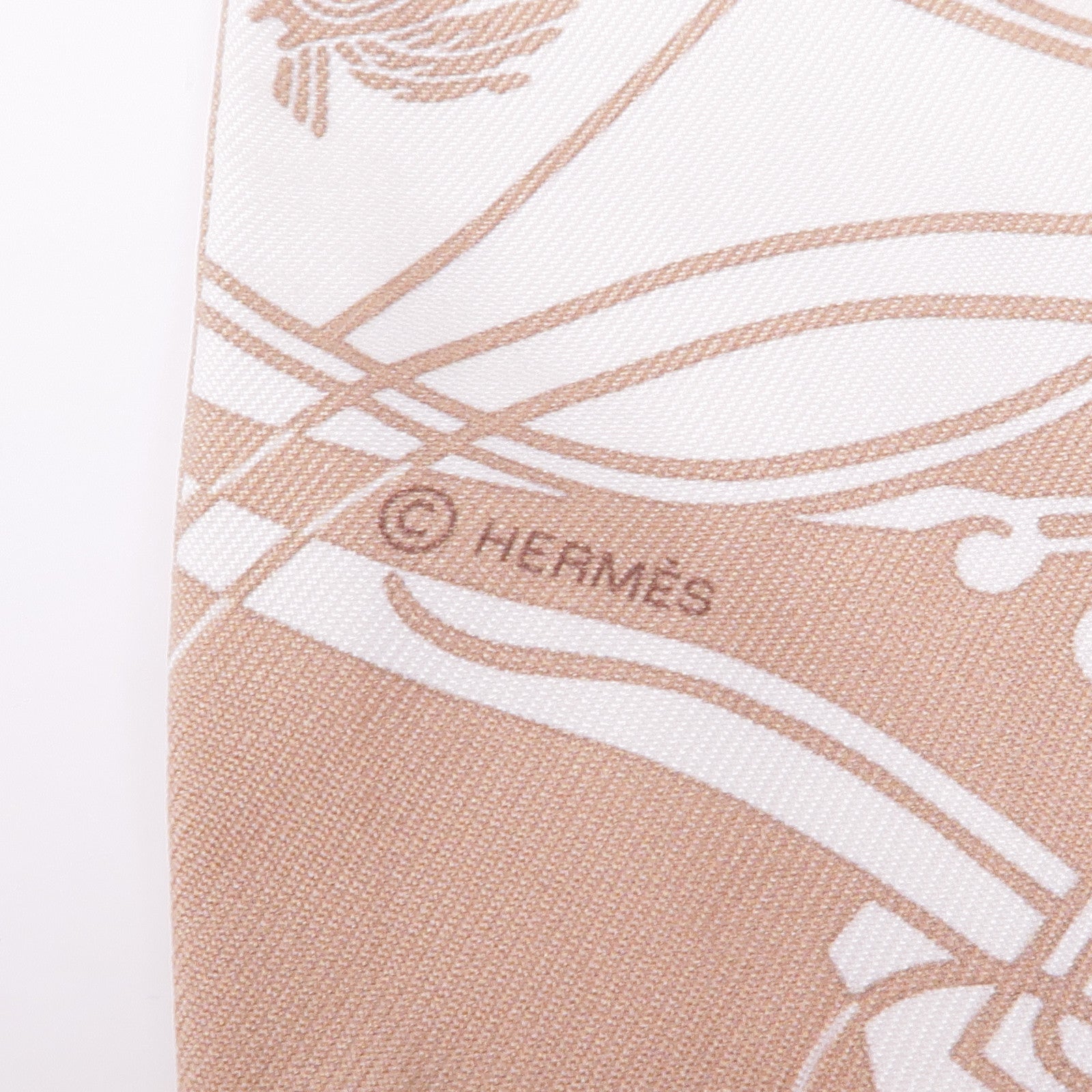 HERMES 絲質Twilly絲巾