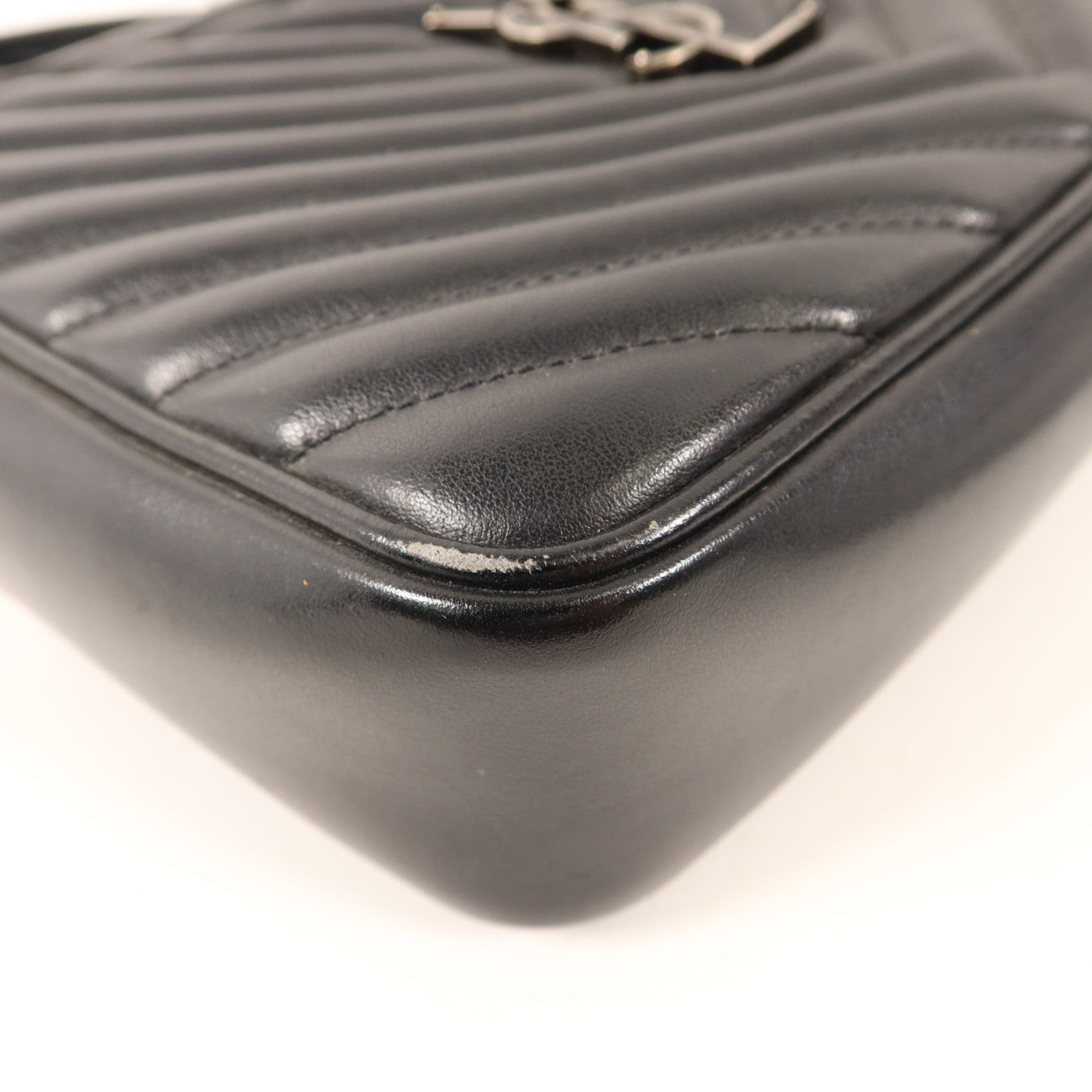 SAINT LAURENT 牛皮皮革LOU肩背袋