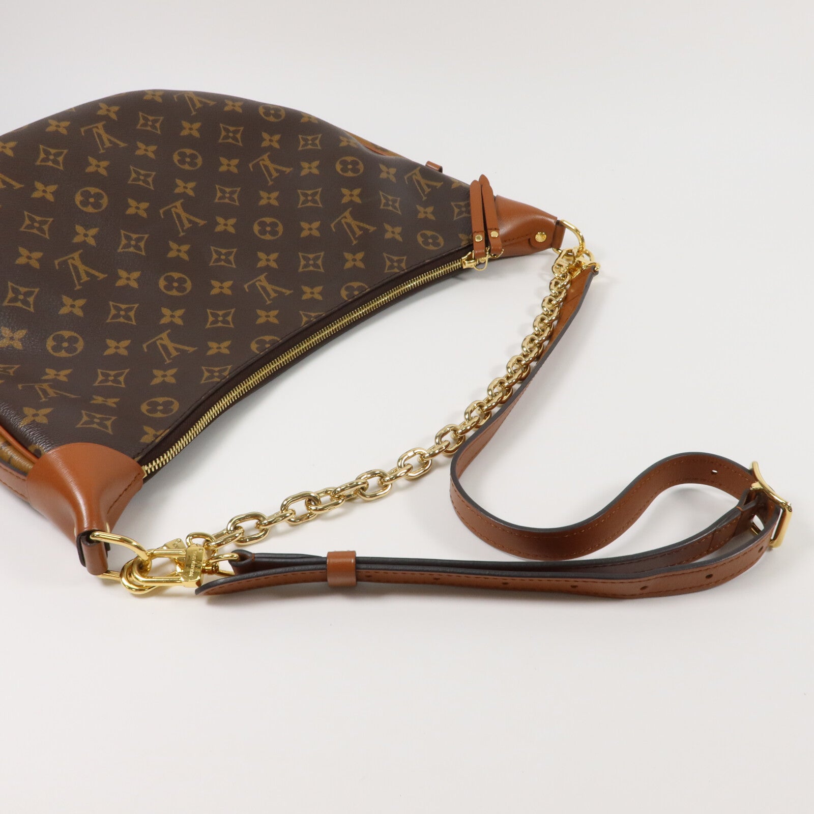 LOUIS VUITTON Monogram Reverse Loop Hobo手挽肩背兩用袋