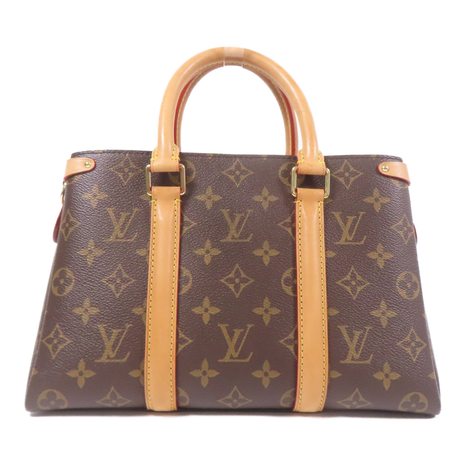 LOUIS VUITTON Monogram Soufflot Tote BB金扣手挽肩背兩用袋