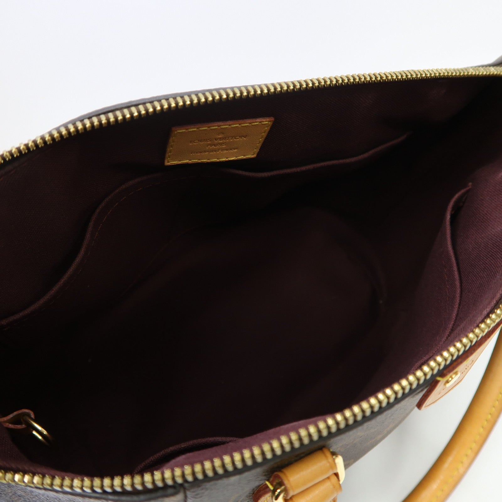 LOUIS VUITTON Monogram Turenne PM金扣手挽肩背兩用袋棕色