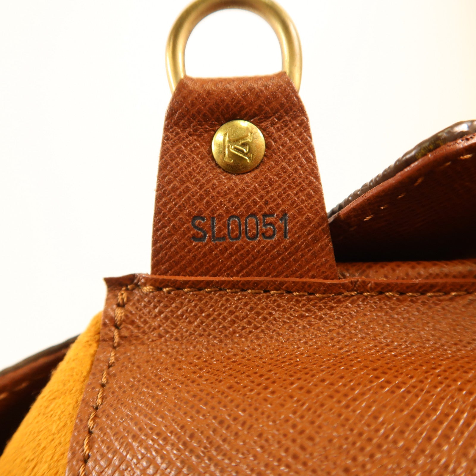 LOUIS VUITTON Monogram Musette金扣肩背袋棕色