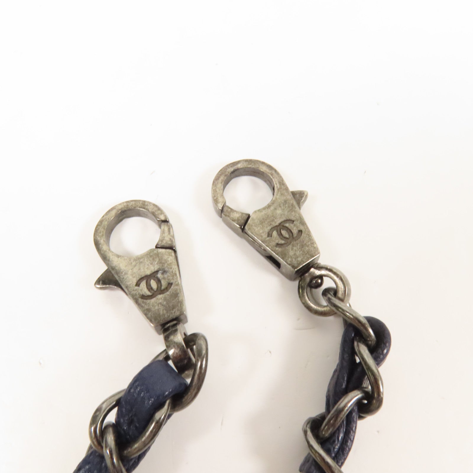 CHANEL 牛皮皮革/蜥蜴皮革Coco Handle Medium手挽肩背兩用袋