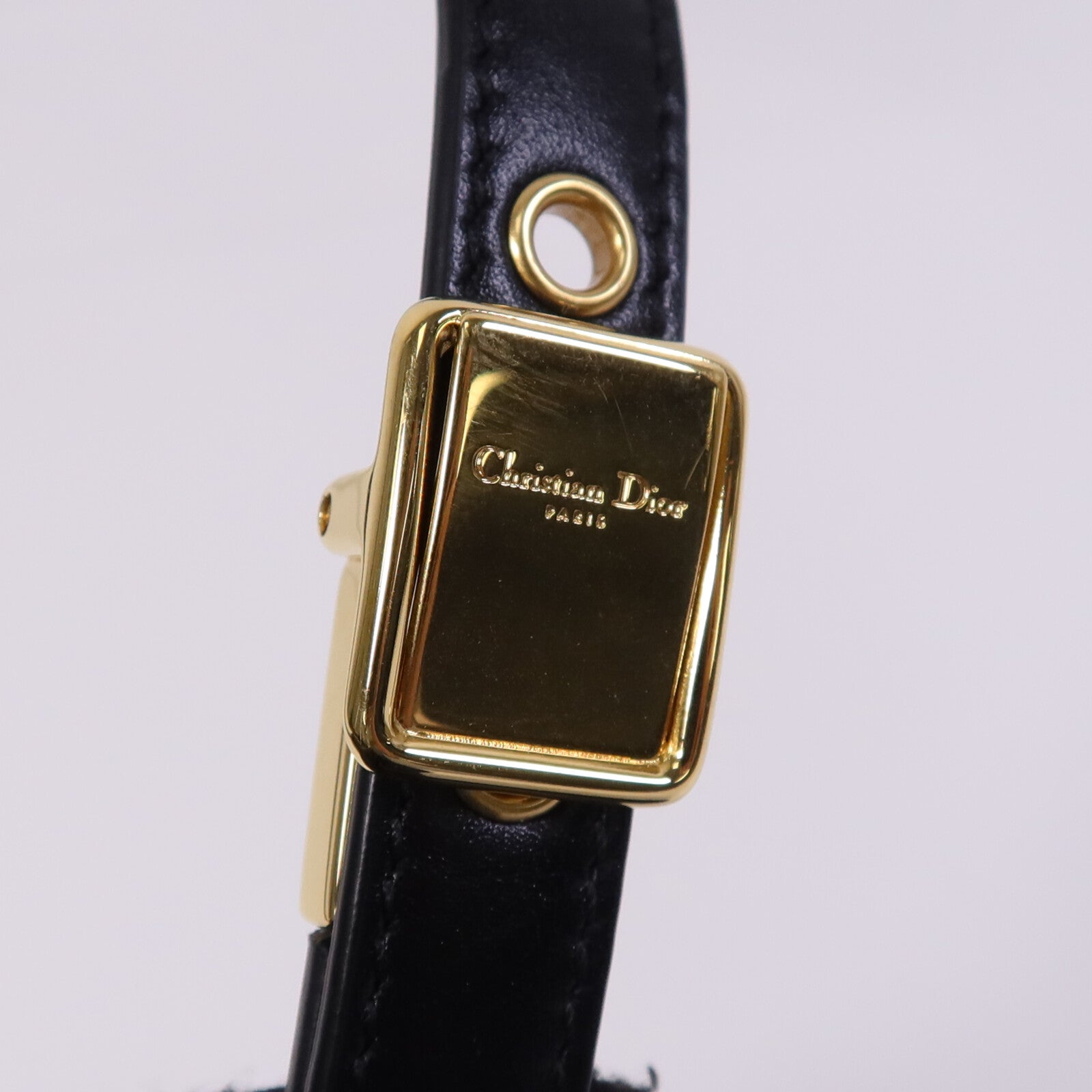 Dior 【激減優惠】牛皮皮革Bobby East West金扣肩背袋