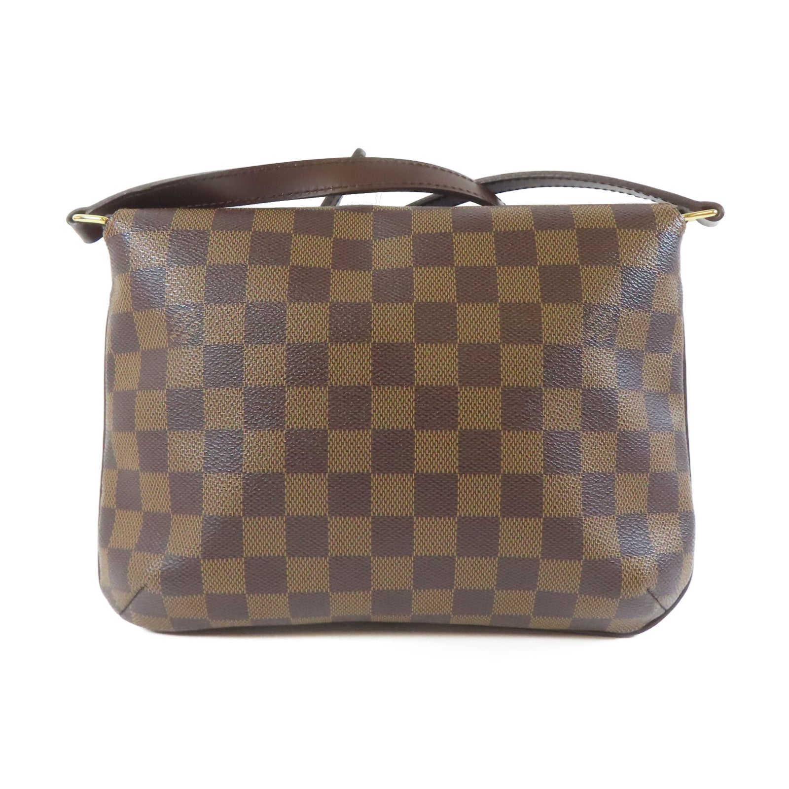 LOUIS VUITTON 【激減優惠】Damier Musette Tango金扣肩背袋啡色