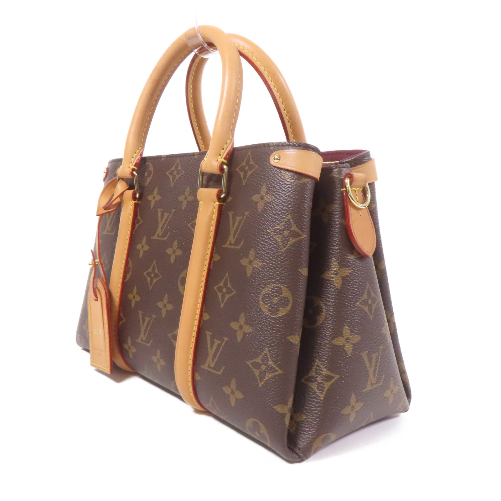 LOUIS VUITTON Monogram Soufflot Tote BB金扣手挽肩背兩用袋