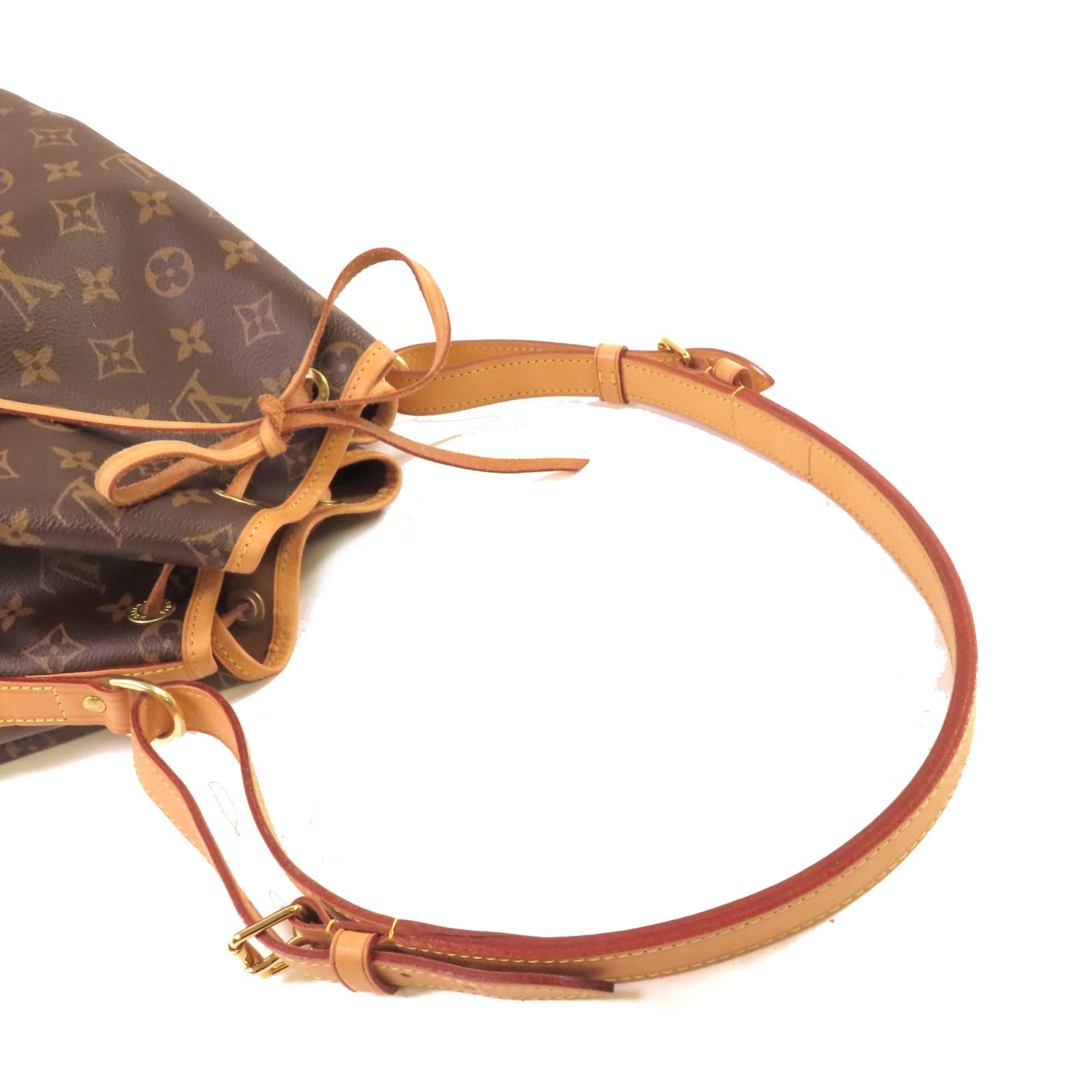 LOUIS VUITTON Monogram Noe Bucket Shoulder Bag金扣肩背袋啡色