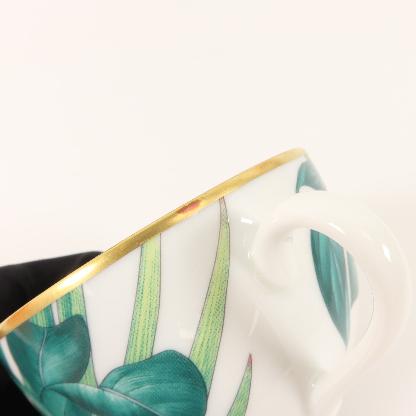 HERMES 瓷器Passifolia Teacup and Saucer茶杯和茶碟
