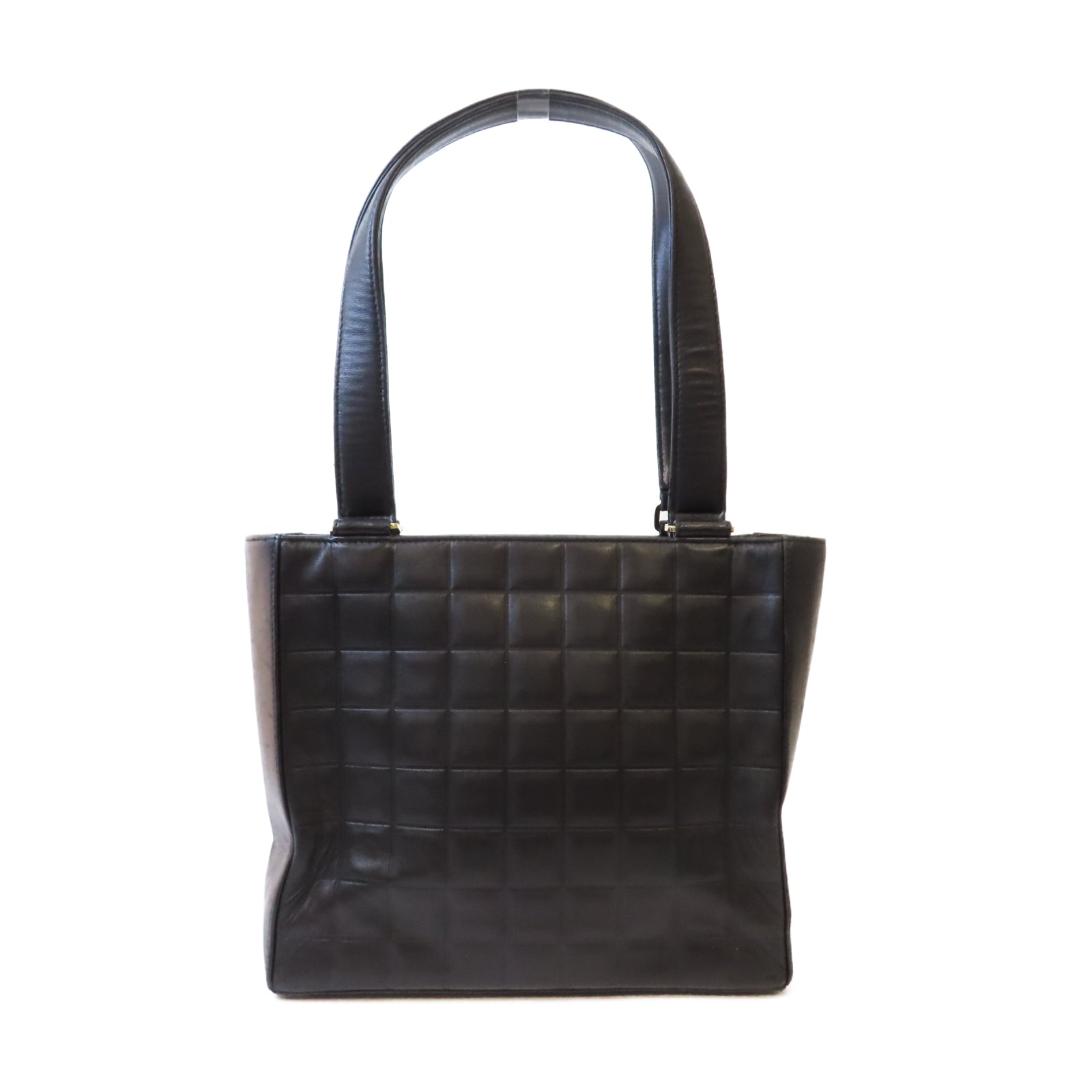 CHANEL 羊皮皮革Shoulder Bag金扣肩背袋黑色
