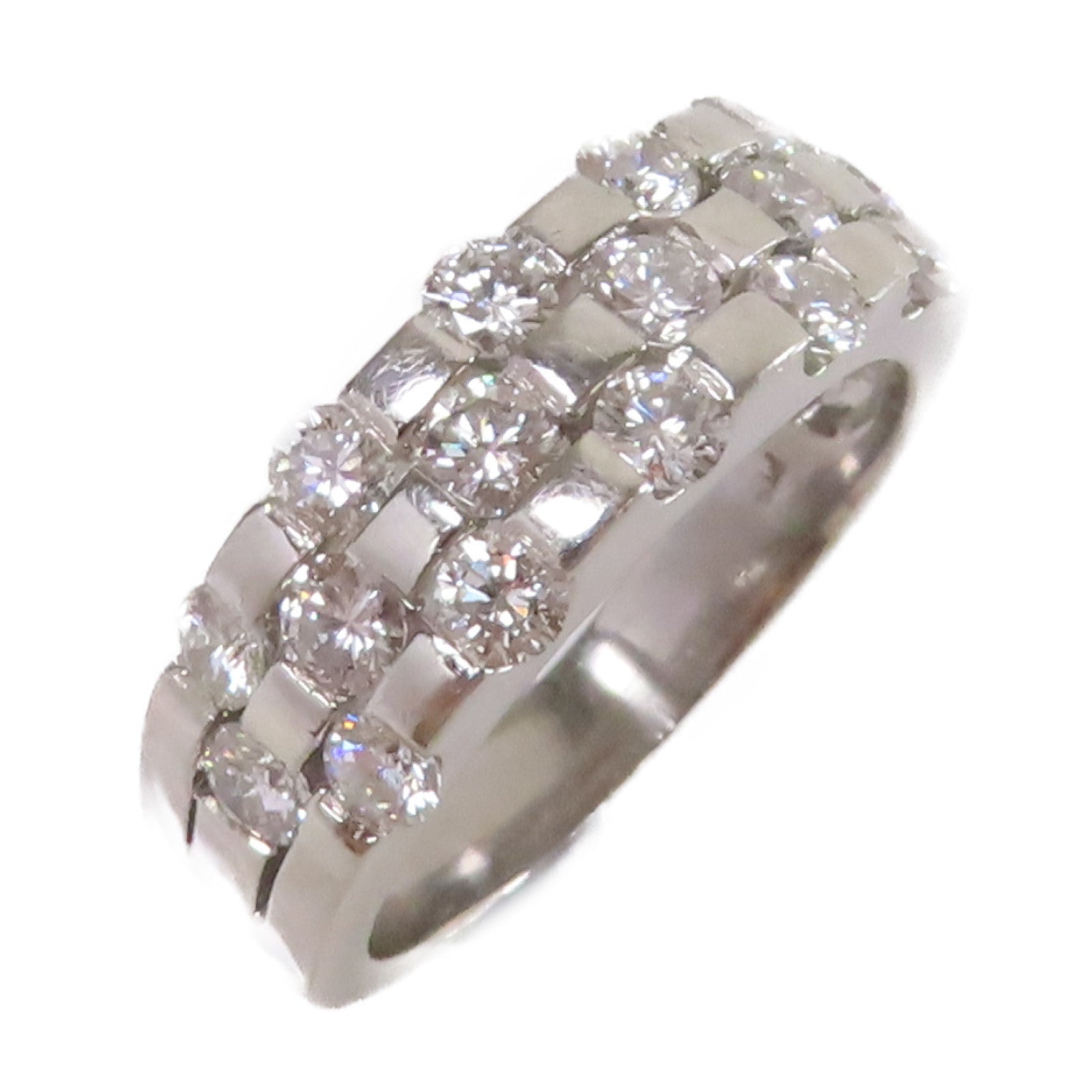 JEWELRY 【激減優惠】PT900鉑金/鑽石Diamond Ring戒指US#5.25