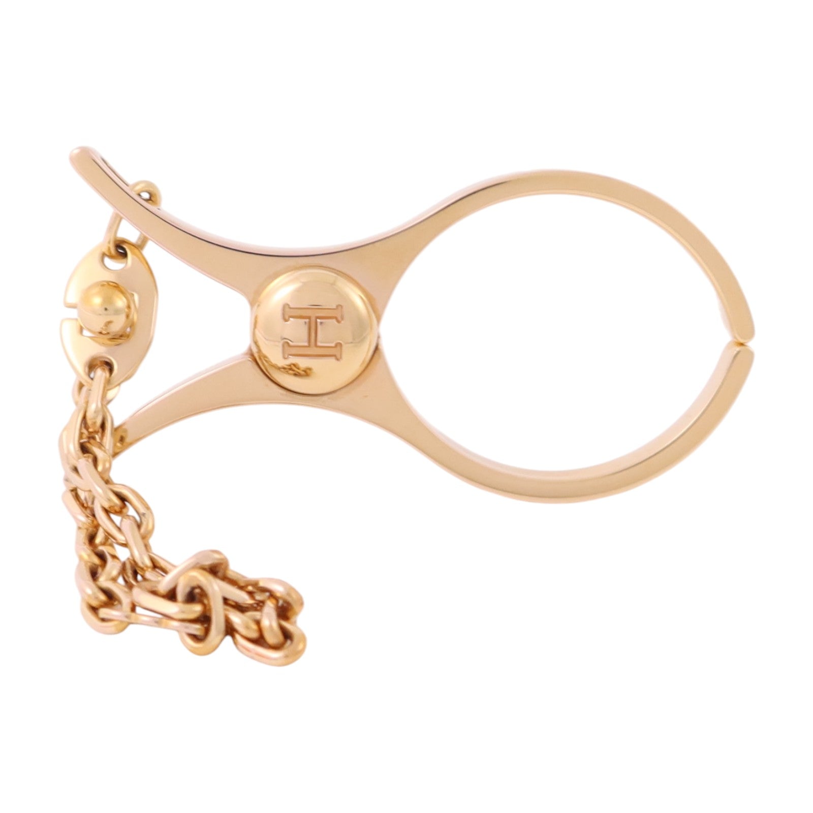 HERMES 金屬Filou Glove Clip Charm金扣掛飾