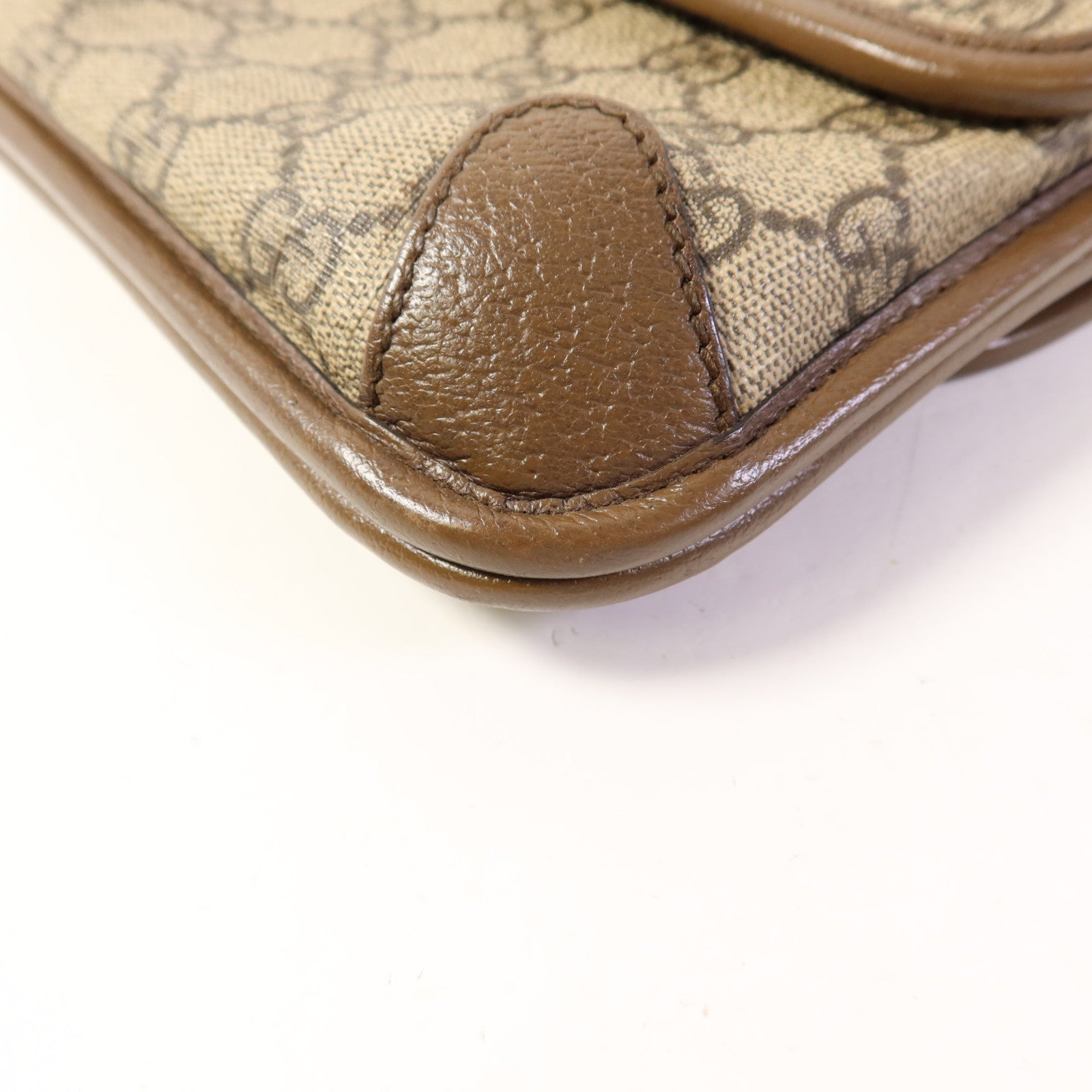 GUCCI 塗層帆布Neo Small GG Supreme金扣肩背袋