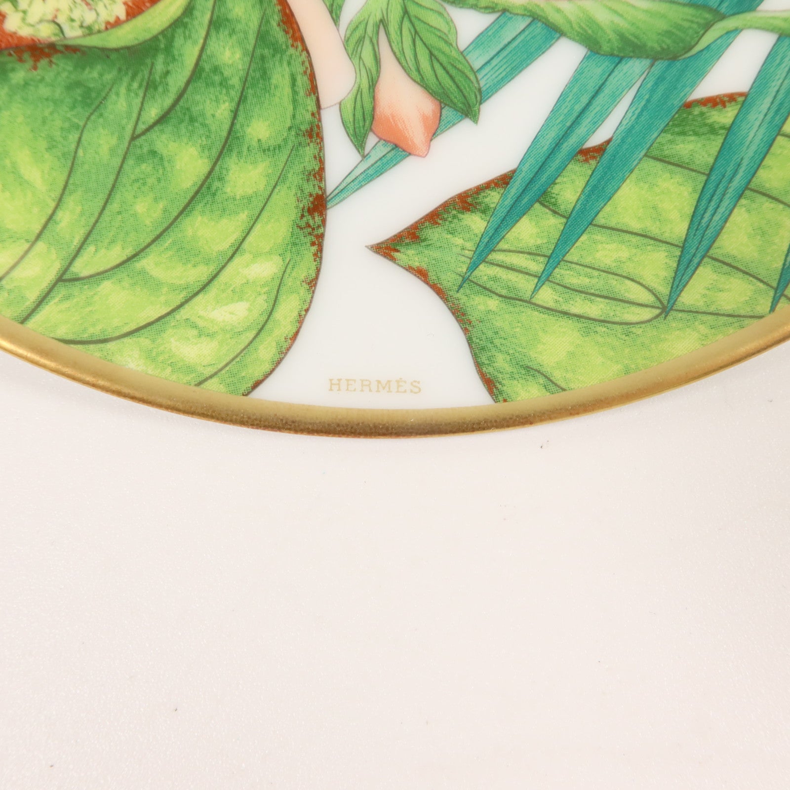 HERMES 瓷器Passifolia Teacup and Saucer茶杯和茶碟