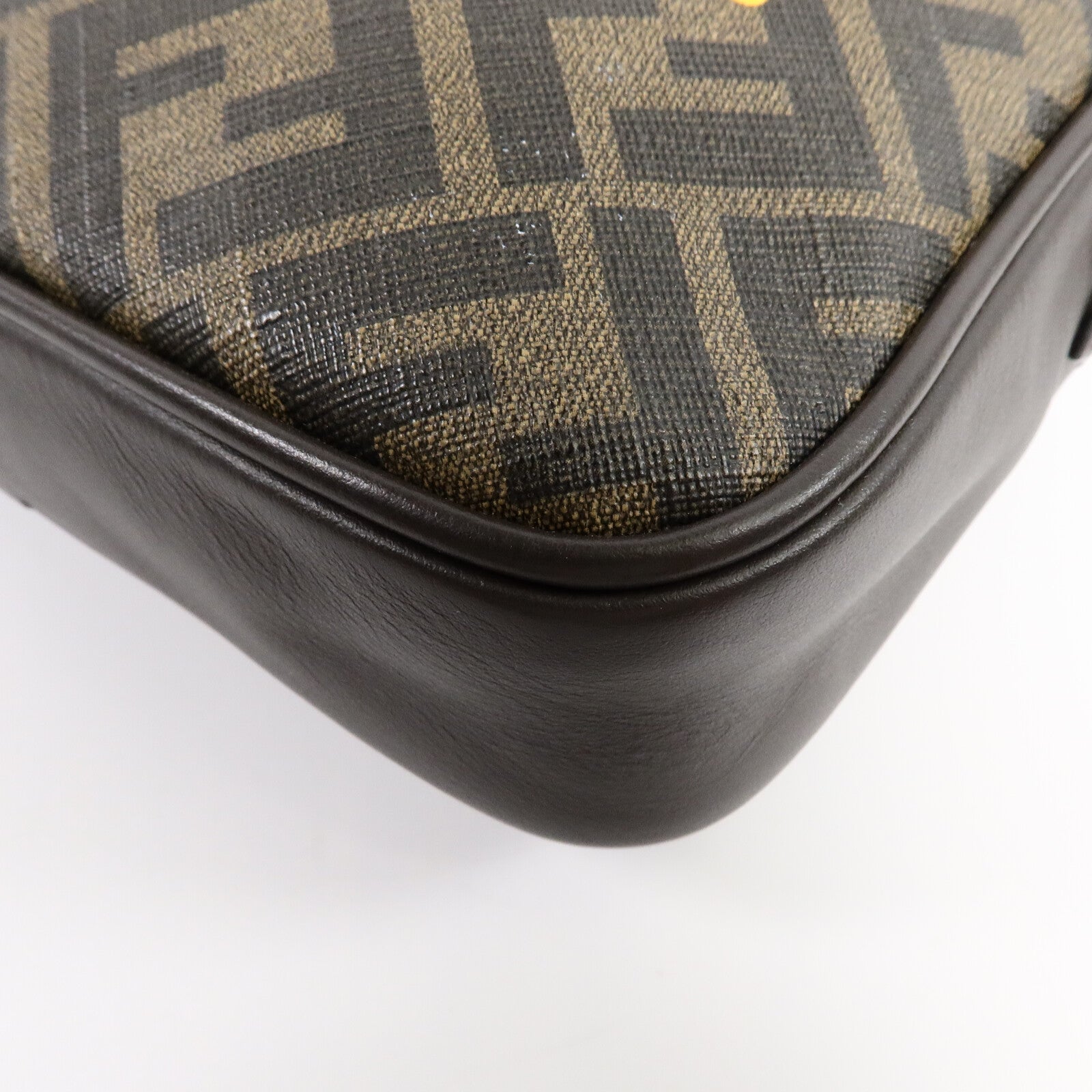 FENDI 塗層帆布Digonal Camera Case肩背袋