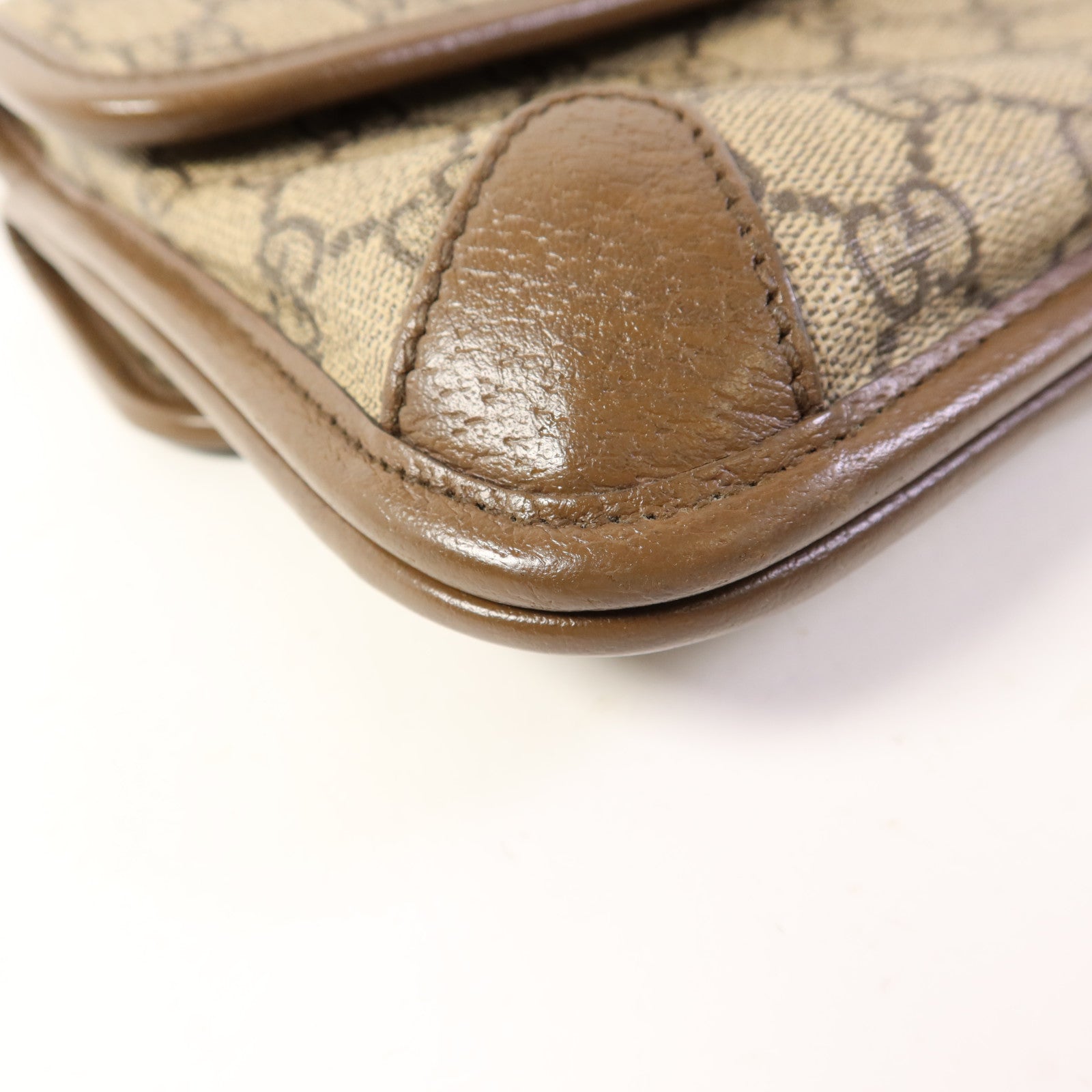 GUCCI 塗層帆布Neo Small GG Supreme金扣肩背袋