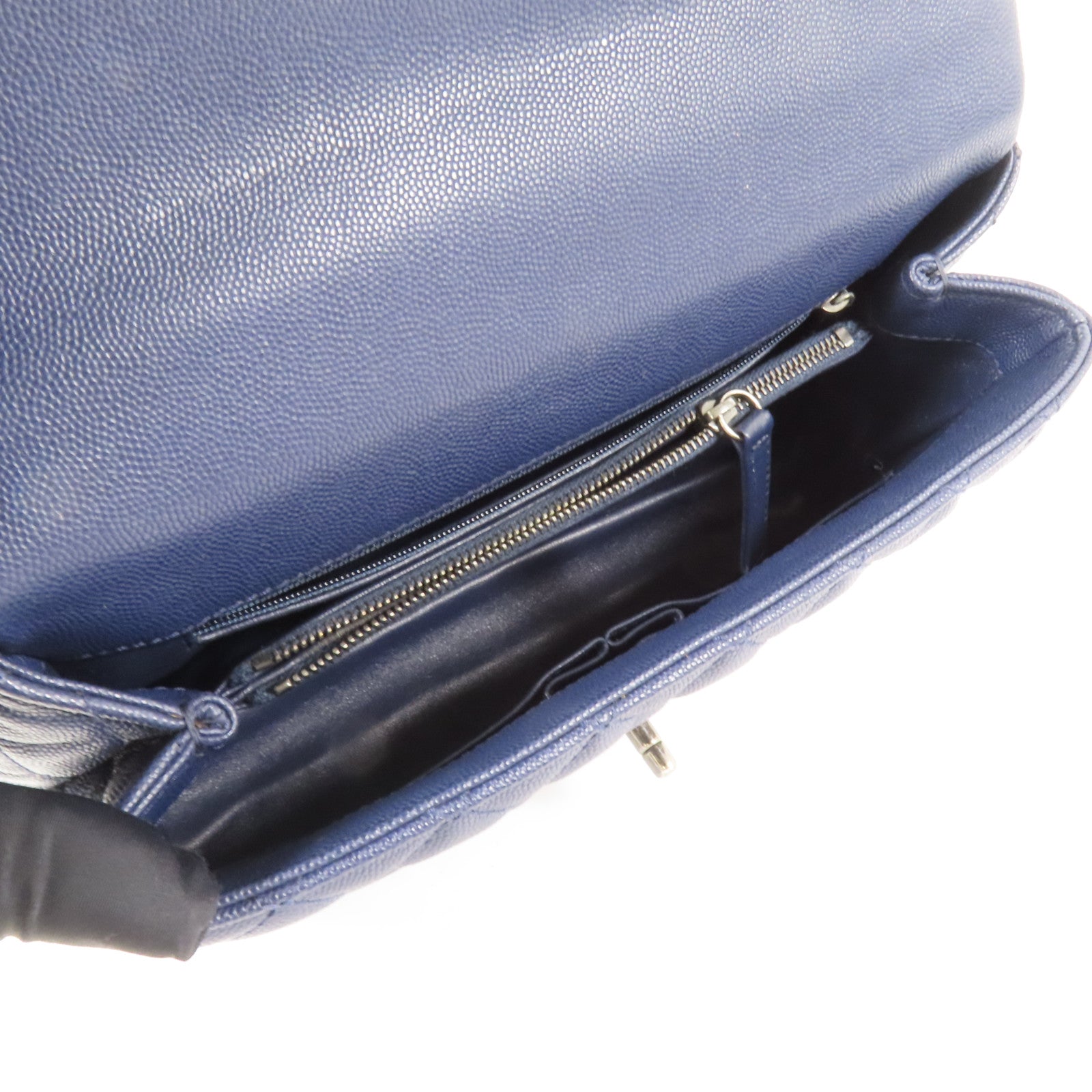 CHANEL 牛皮皮革/蜥蜴皮革Coco Handle Medium手挽肩背兩用袋