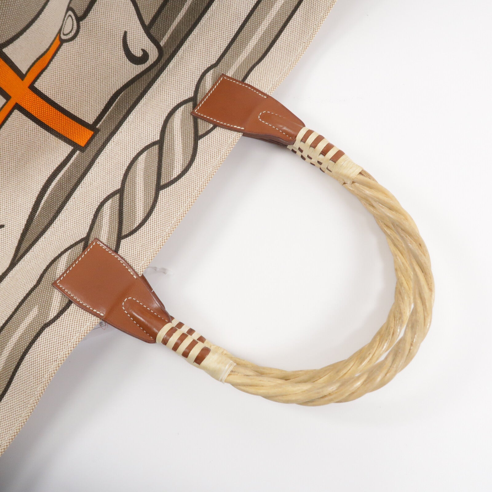 HERMES 帆布Steeple 28肩背袋