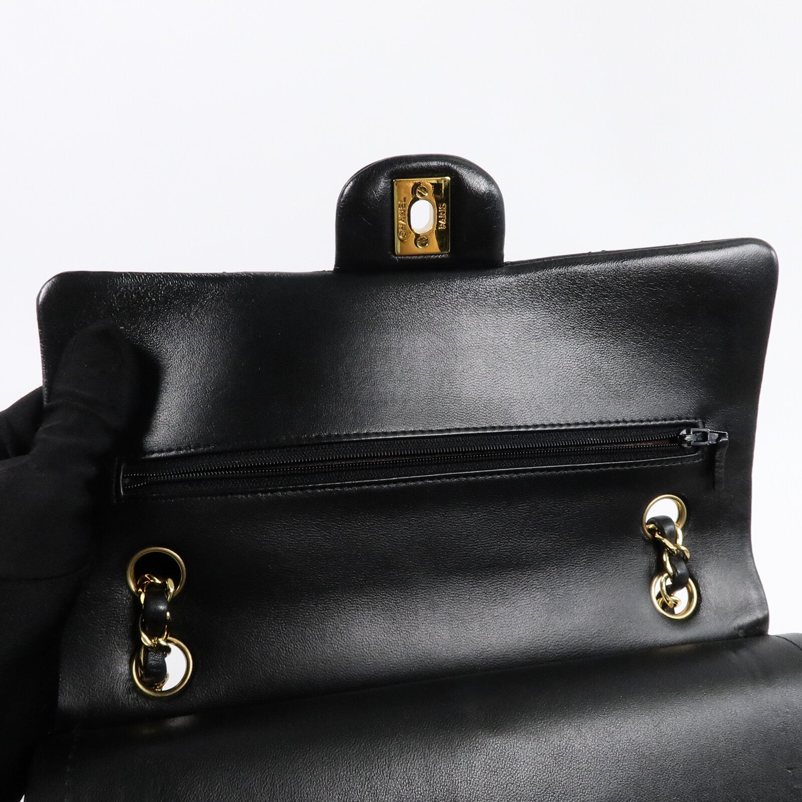 CHANEL 羊皮皮革Classic 25鏈帶肩背袋