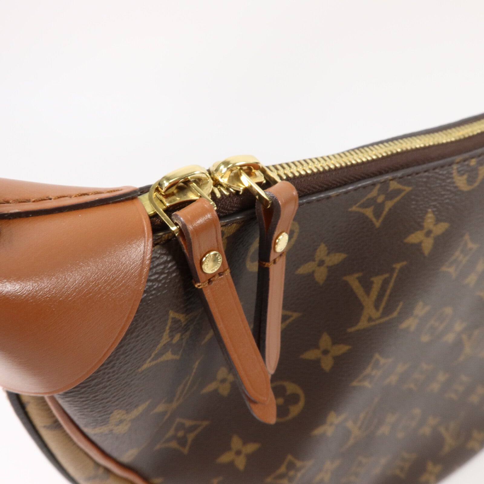 LOUIS VUITTON Monogram Reverse Loop Hobo手挽肩背兩用袋