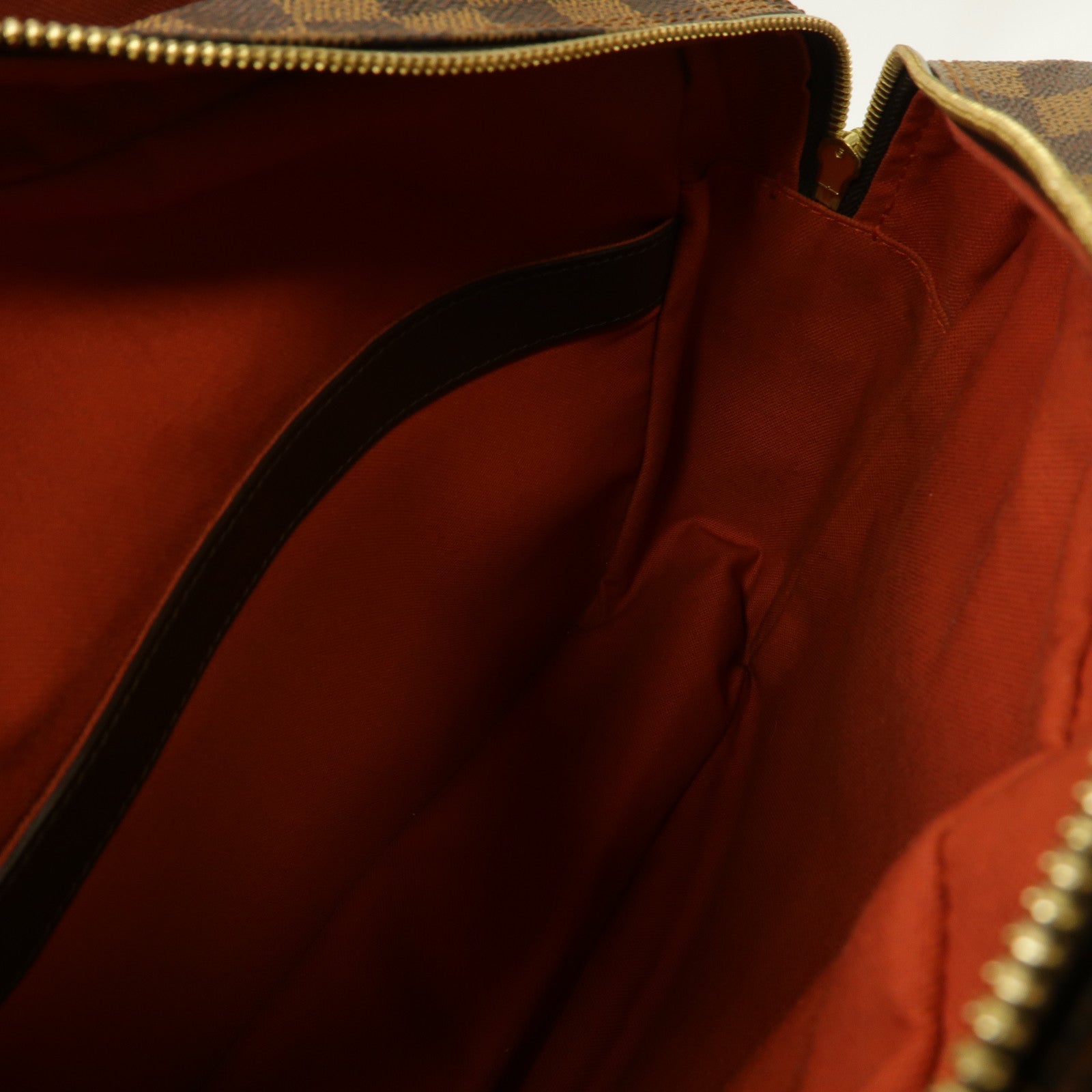 LOUIS VUITTON Damier Naviglio金扣肩背袋啡色