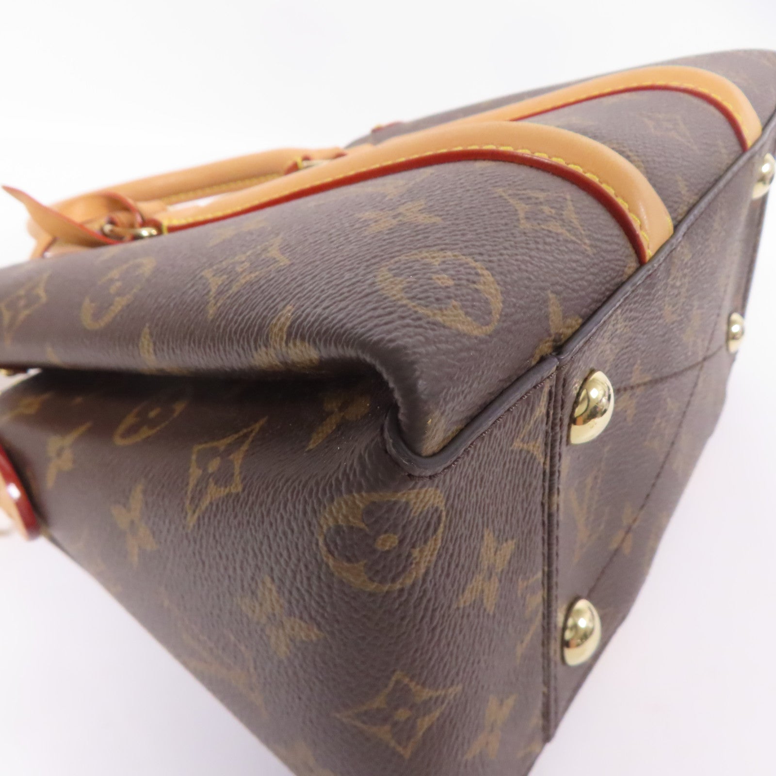 LOUIS VUITTON Monogram Soufflot Tote BB金扣手挽肩背兩用袋