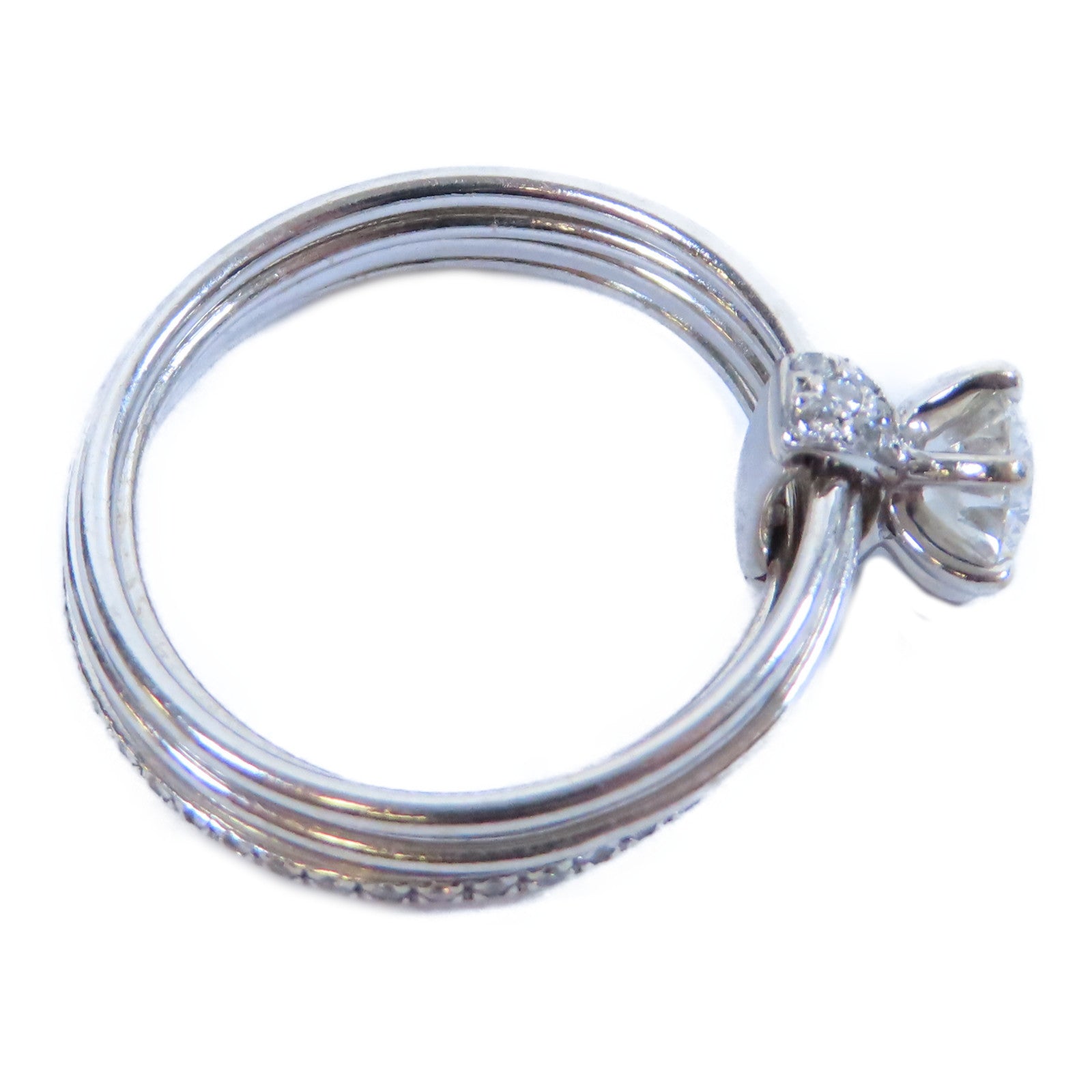 JEWELRY **【激減優惠】18K白金Diamond Ring 0.62ct/0.20ct鑽石戒指US#6