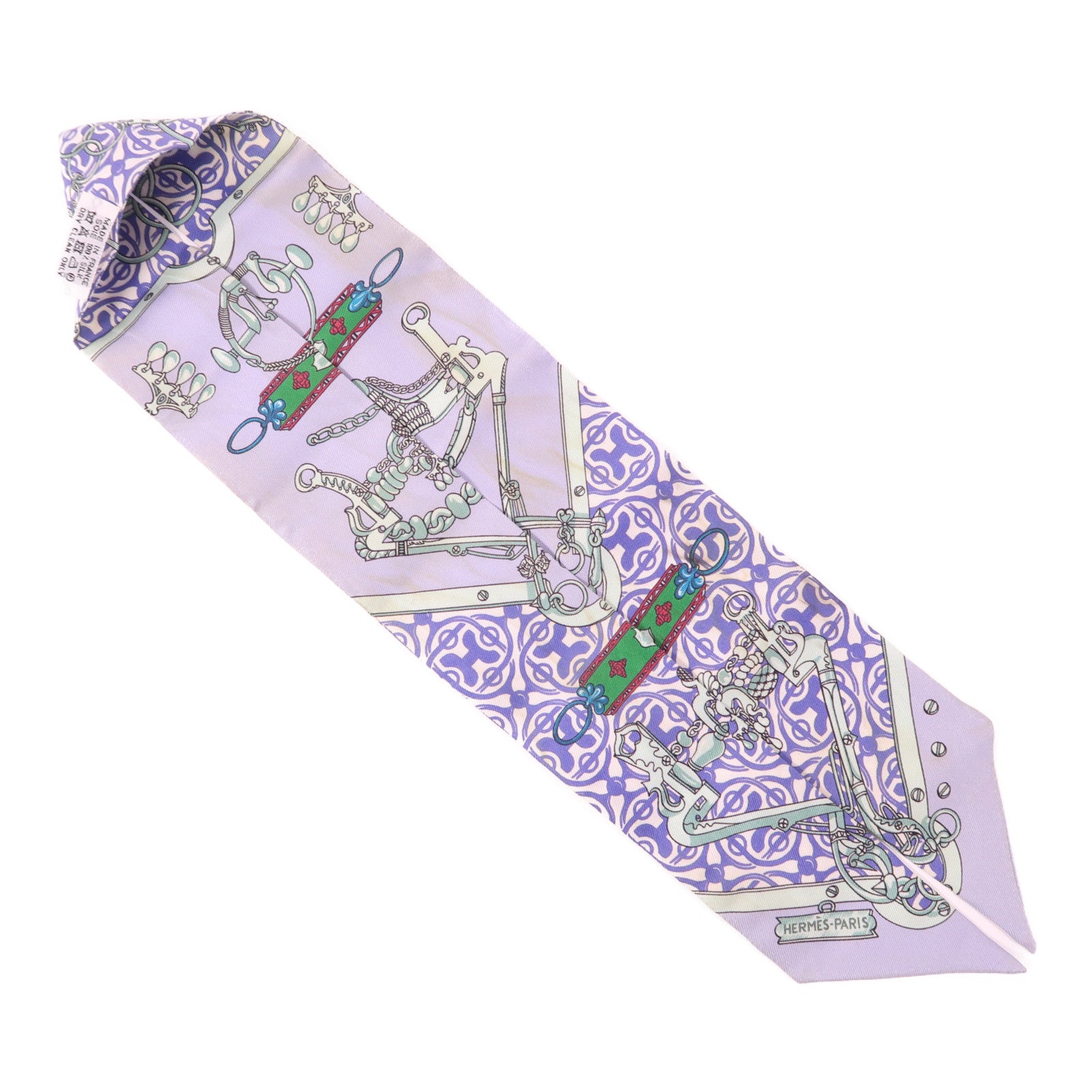 HERMES 絲質Twilly絲巾