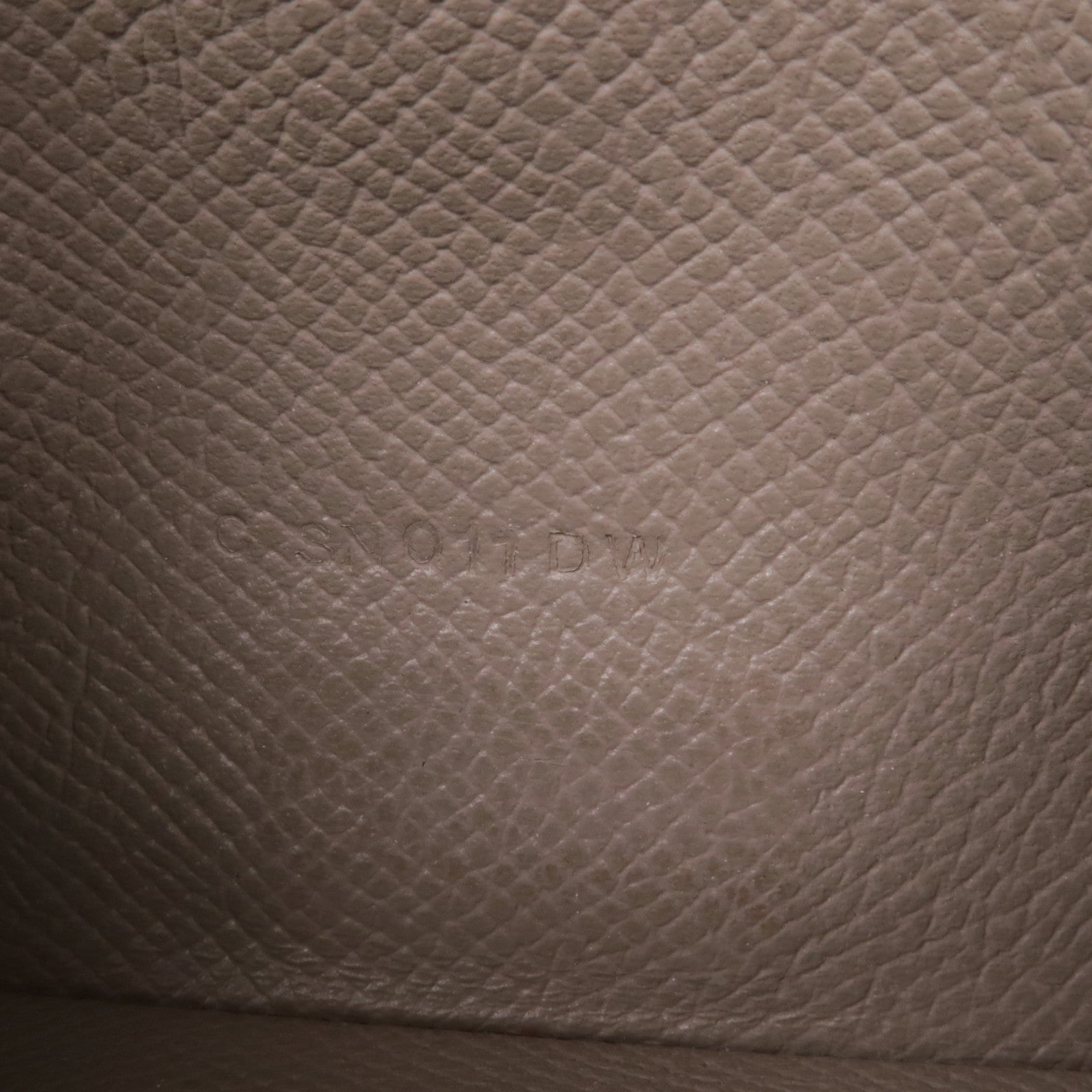 HERMES GHW Bearn Wallet Veau Epsom Leather Trench Beige