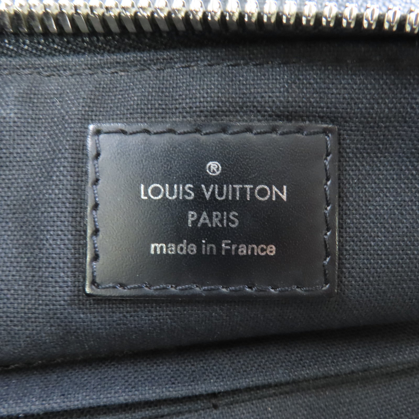 LOUIS VUITTON Damier Graphite Mick MM銀扣肩背袋黑色