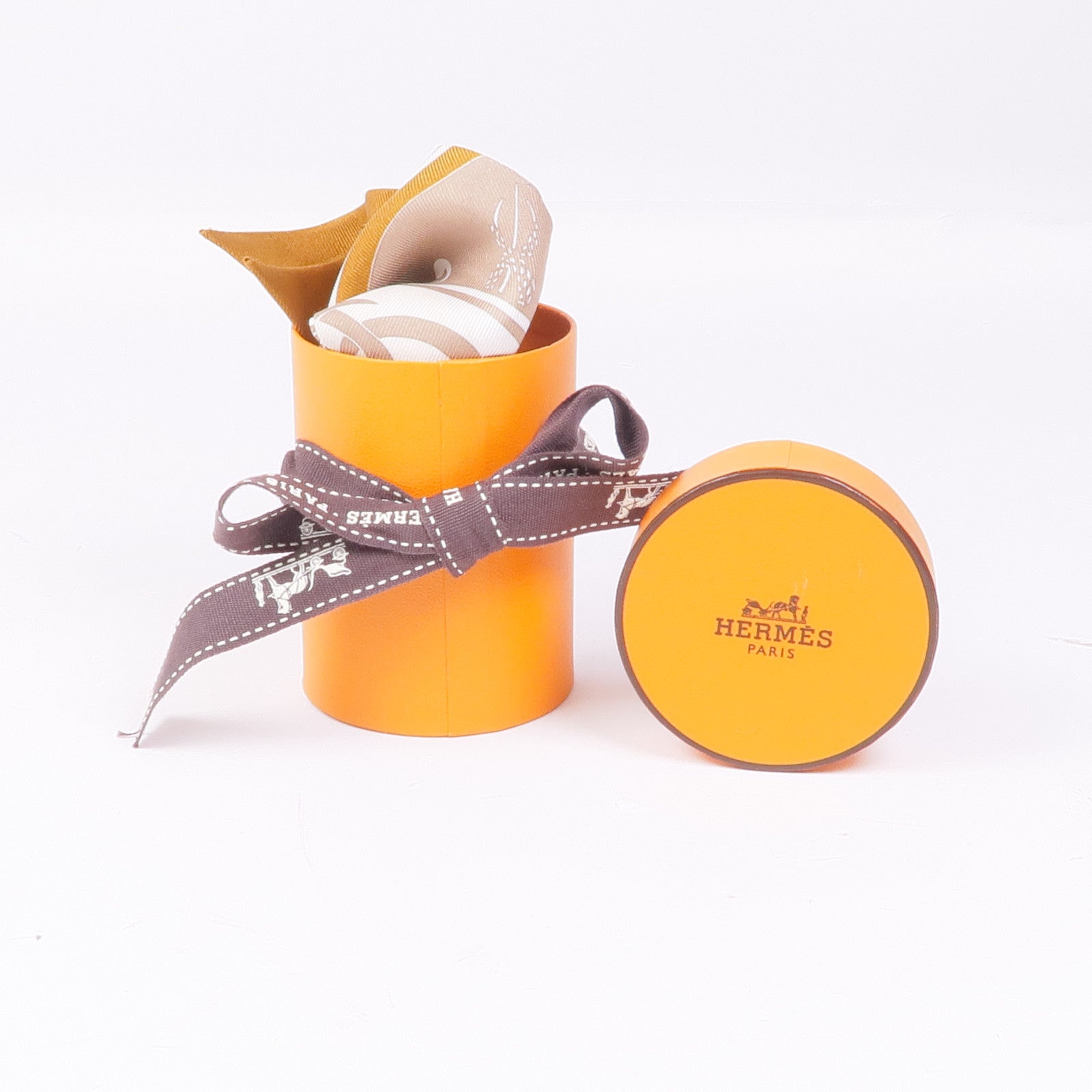 HERMES 絲質Twilly絲巾