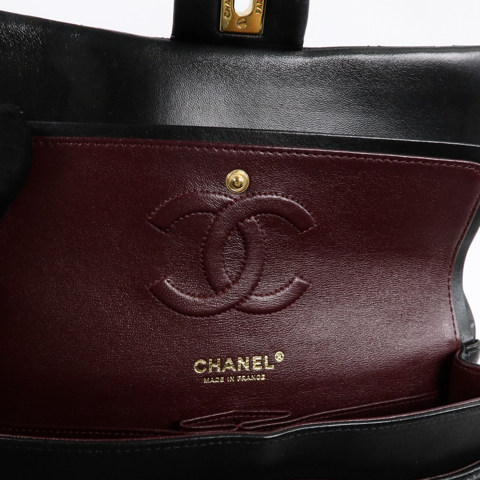 CHANEL 羊皮皮革Classic 25鏈帶肩背袋