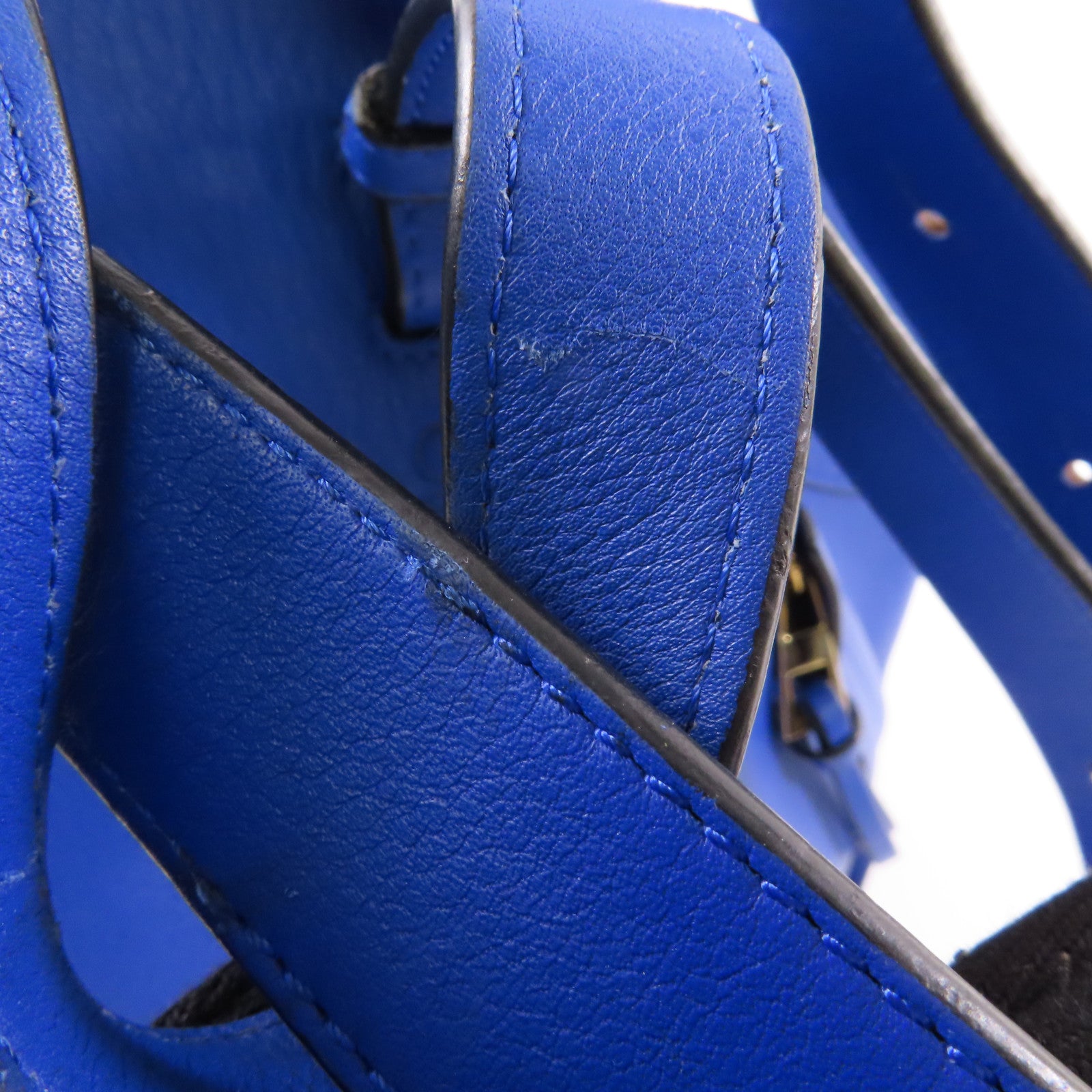 LOEWE 【激減優惠】牛皮皮革Hammock銀扣肩背袋