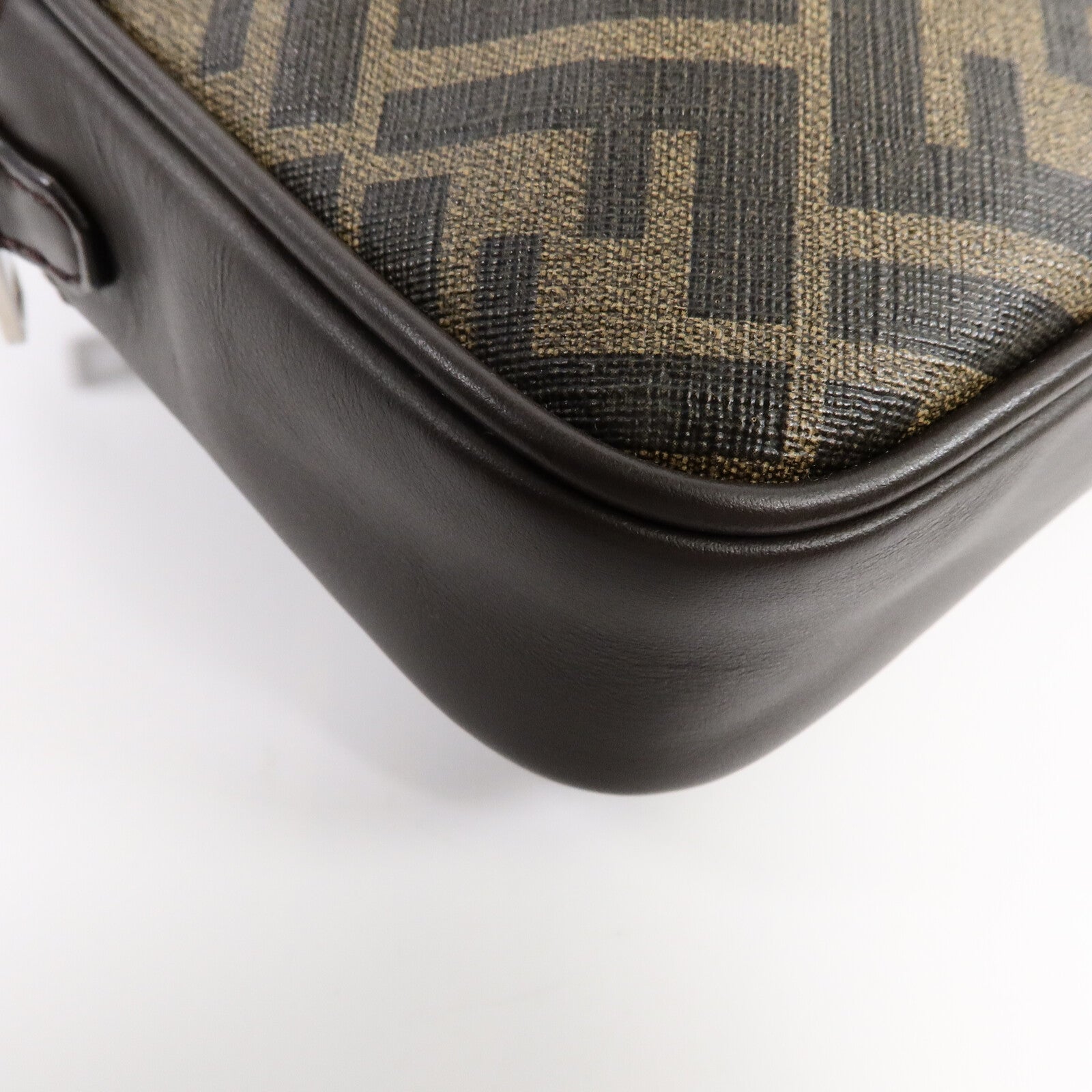 FENDI 塗層帆布Digonal Camera Case肩背袋