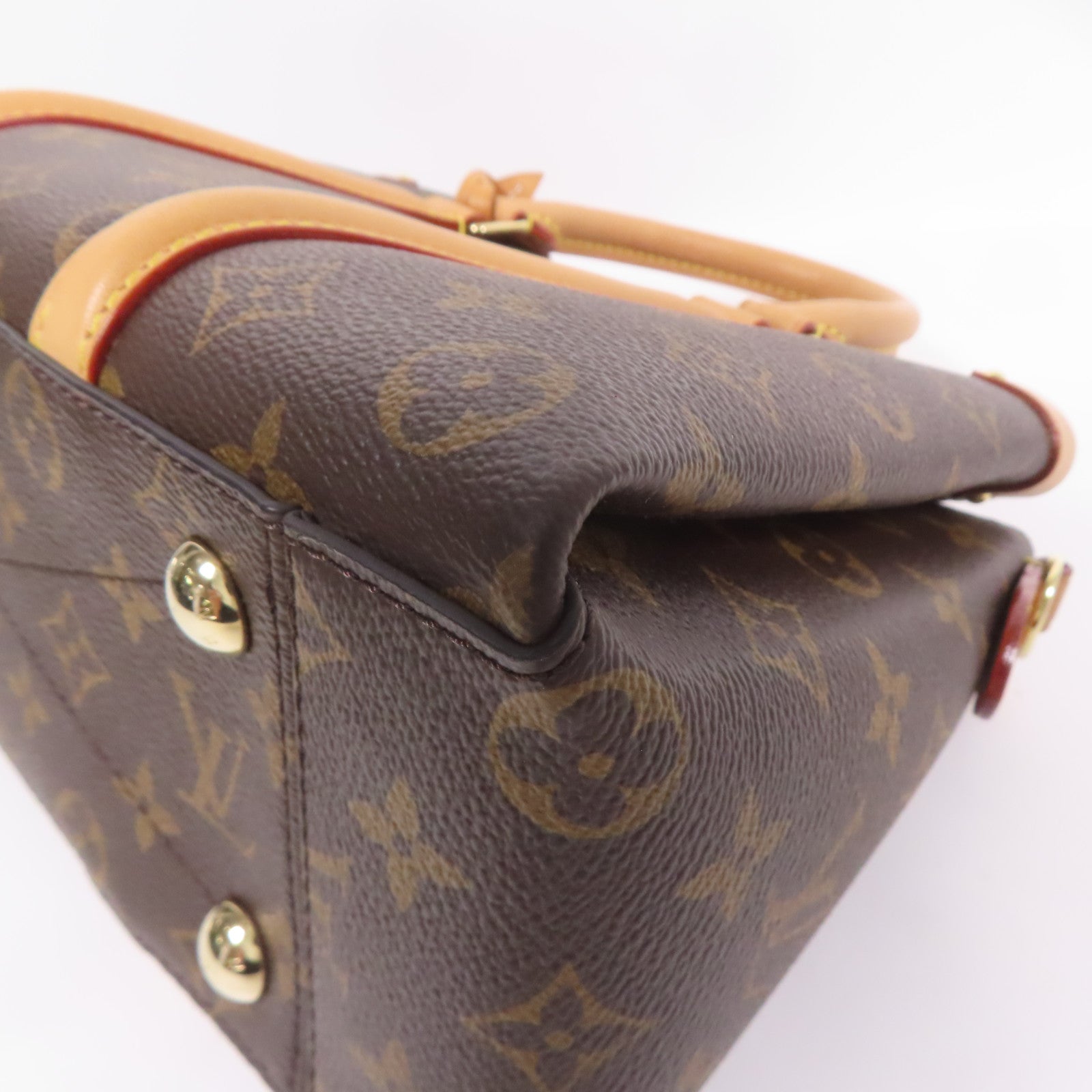LOUIS VUITTON Monogram Soufflot Tote BB金扣手挽肩背兩用袋