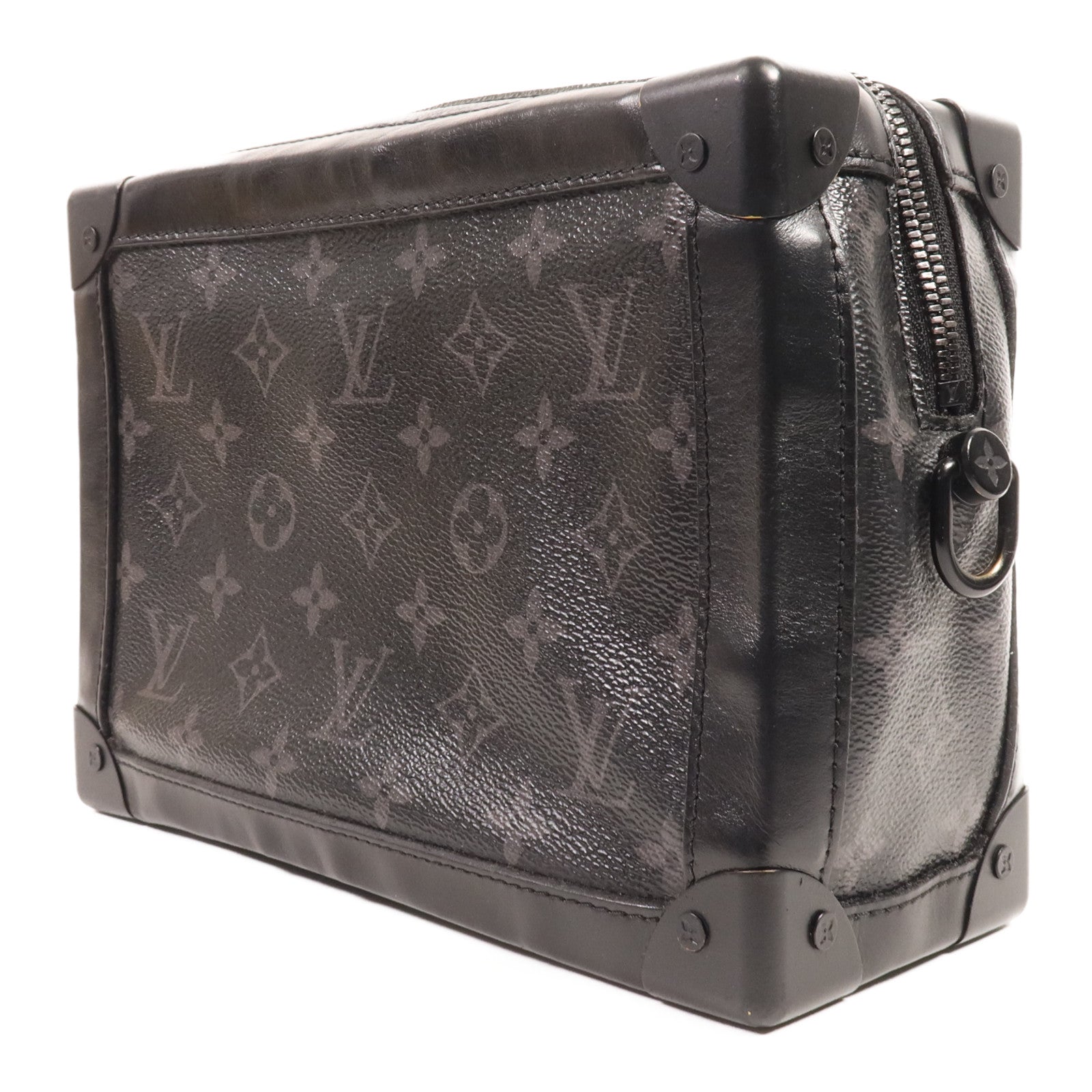 LOUIS VUITTON Monogram Eclipse Soft Trunk肩背袋