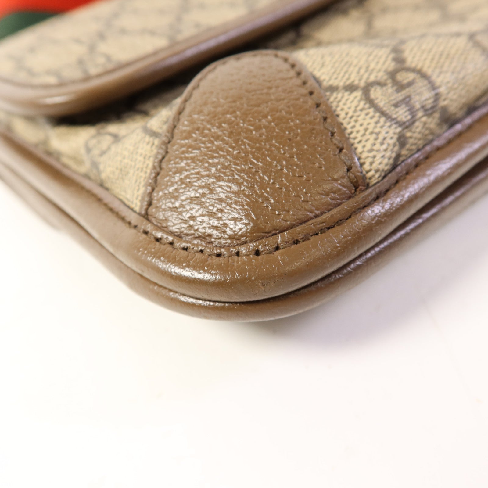 GUCCI 塗層帆布Neo Small GG Supreme金扣肩背袋