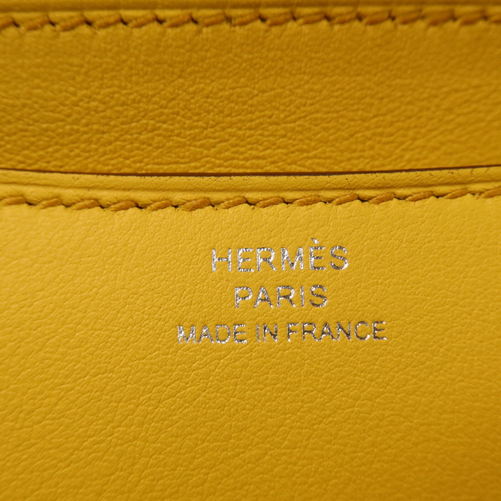 HERMES Swift皮革Constance Mini肩背袋Sun