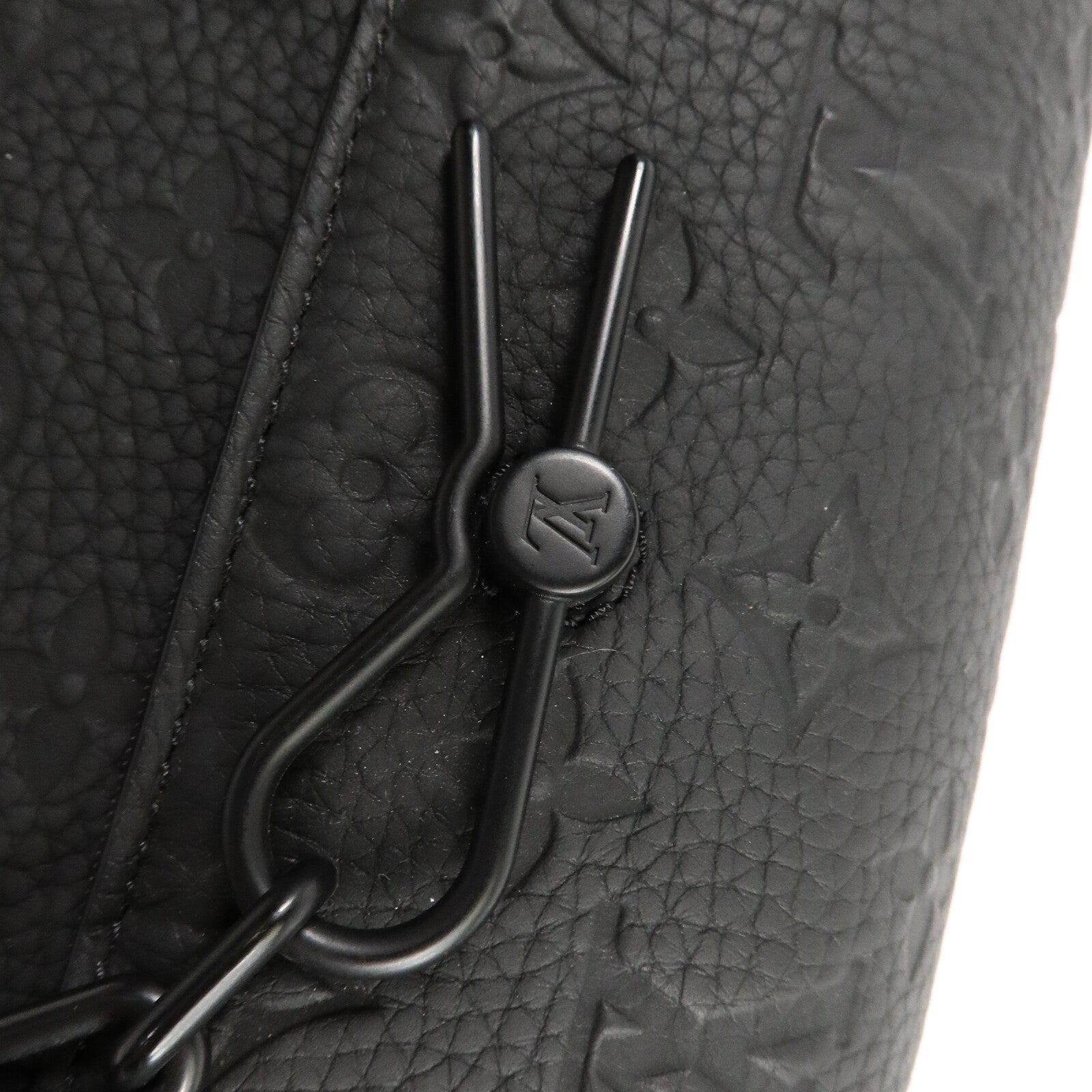 LOUIS VUITTON Monogram Taurillon Steamer Wearable Wallet扣肩背袋