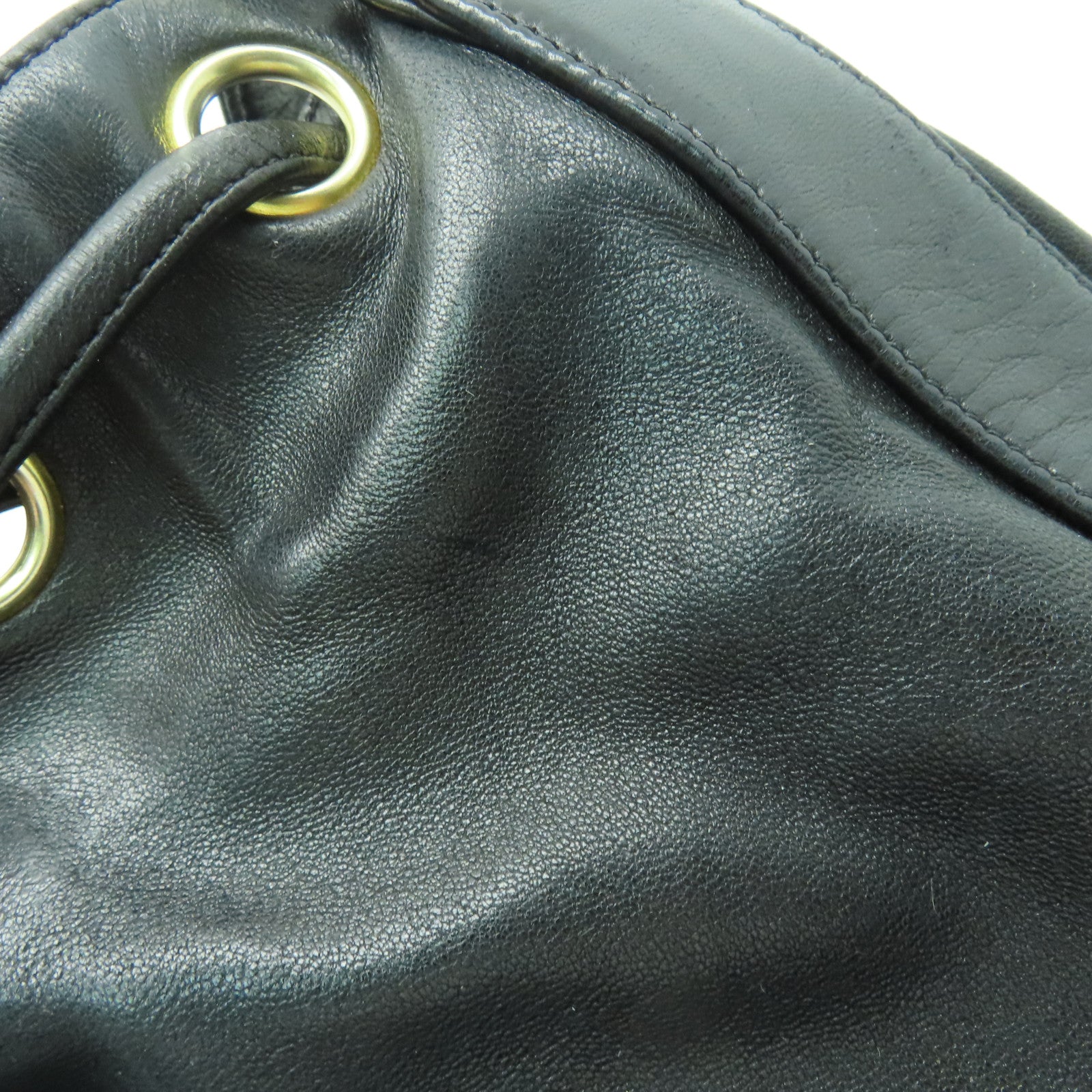 CHANEL 【激減優惠】羊皮皮革Shoulder Bag金扣肩背袋黑色