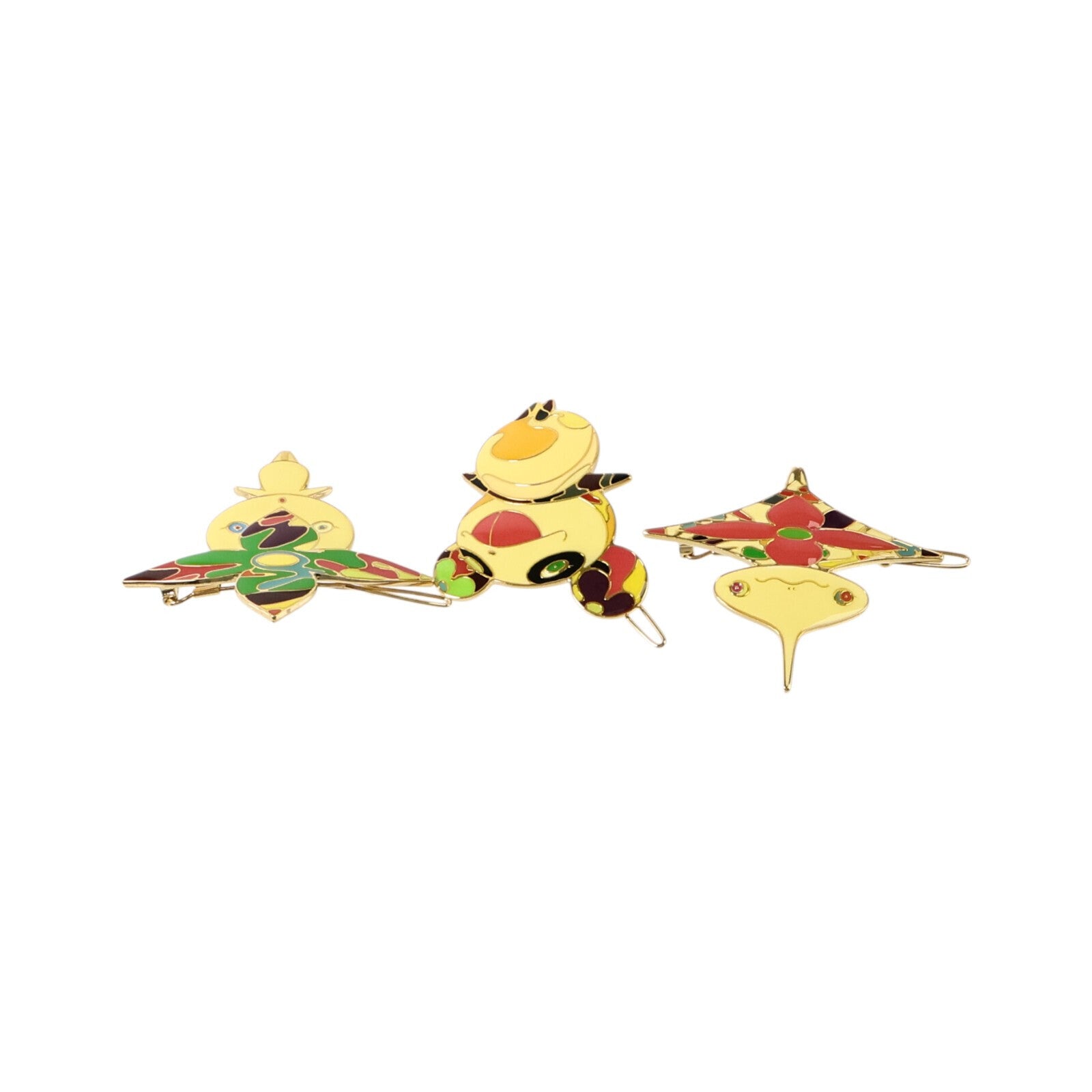LOUIS VUITTON 金屬/琺瑯Takashi Murakami Hair Clip髮夾套