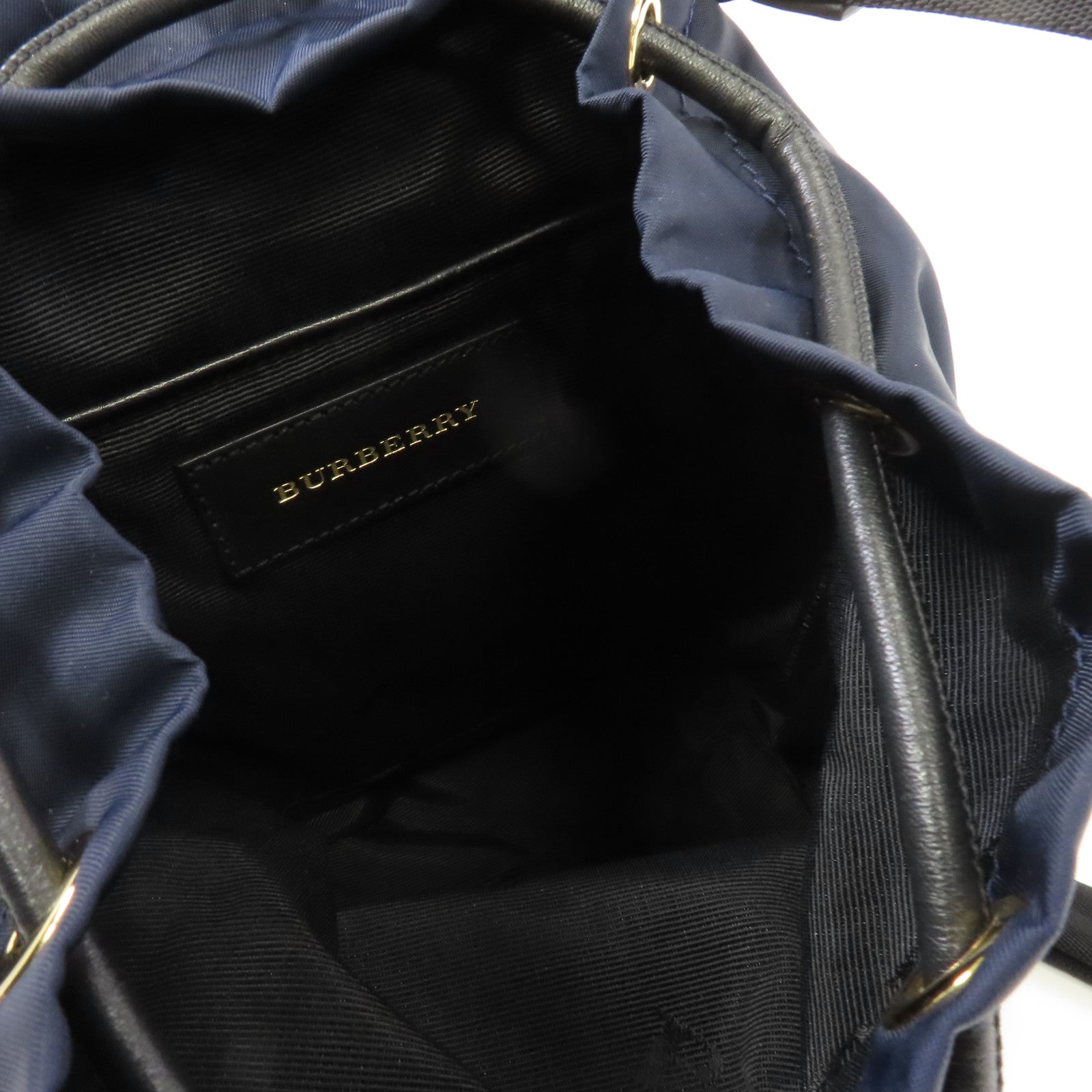BURBERRY 尼龍Backpack金扣背包深藍色