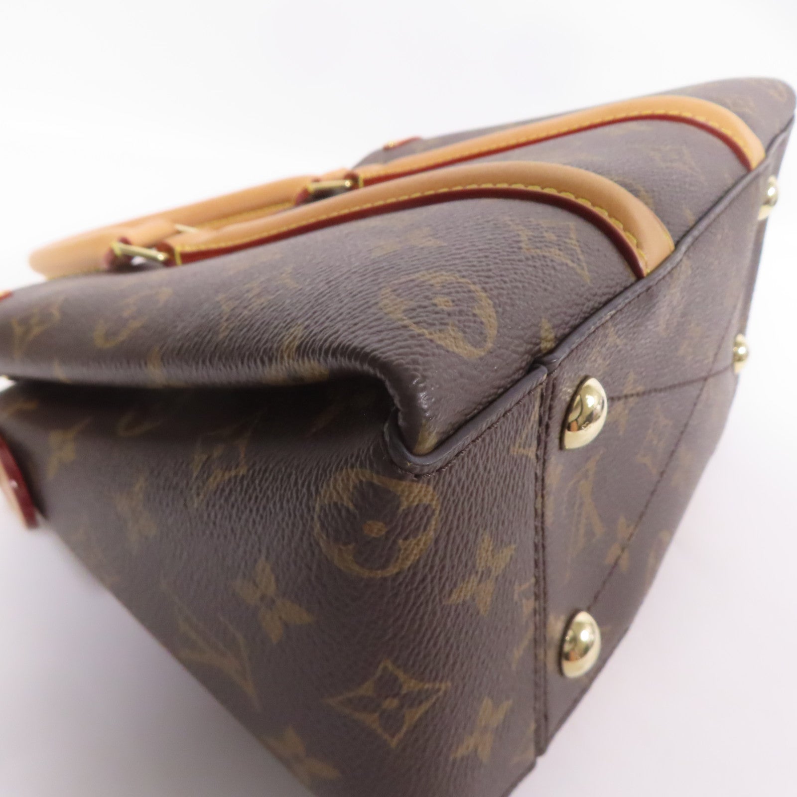LOUIS VUITTON Monogram Soufflot Tote BB金扣手挽肩背兩用袋
